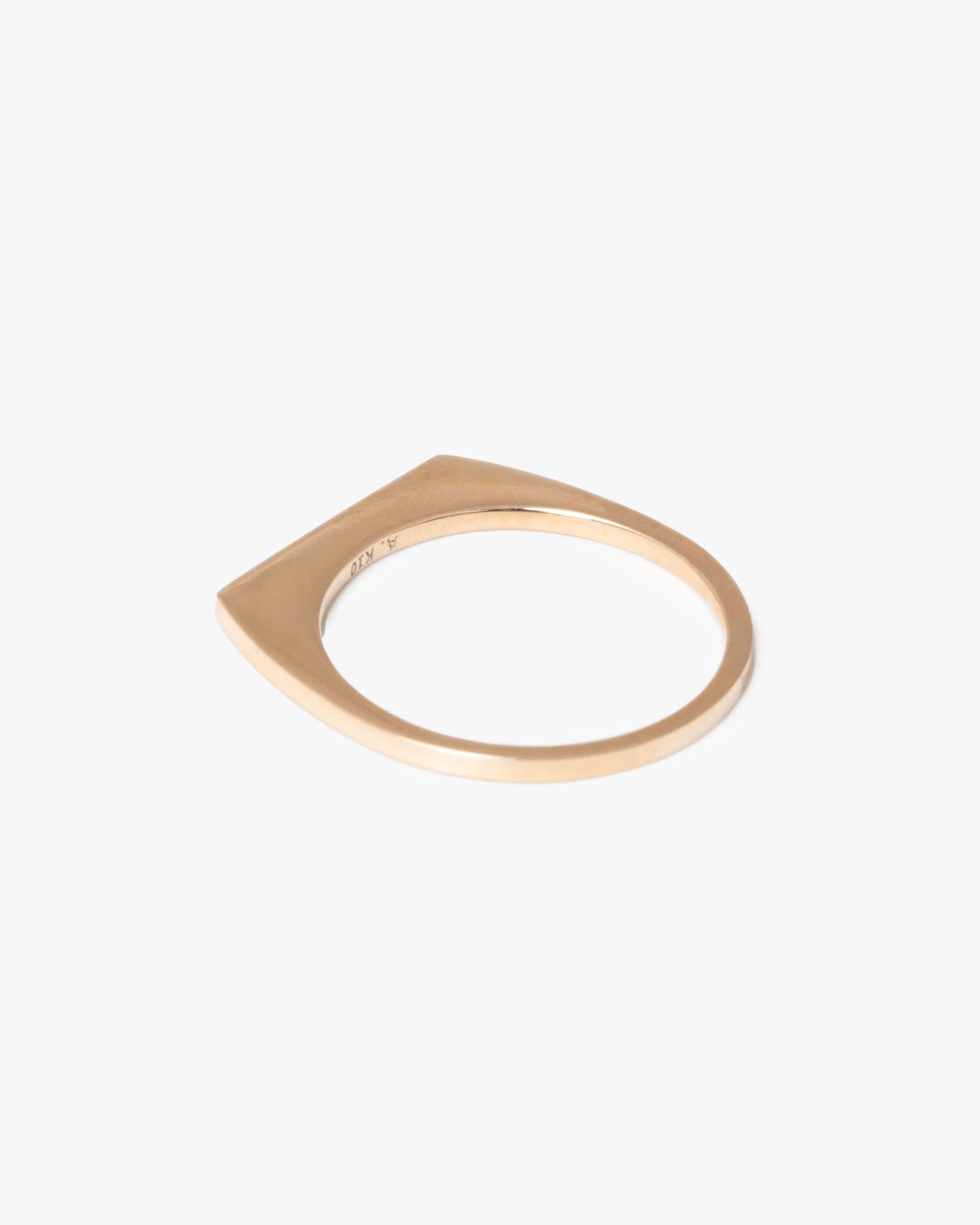 K10YG Flat Ring | 1607R042030