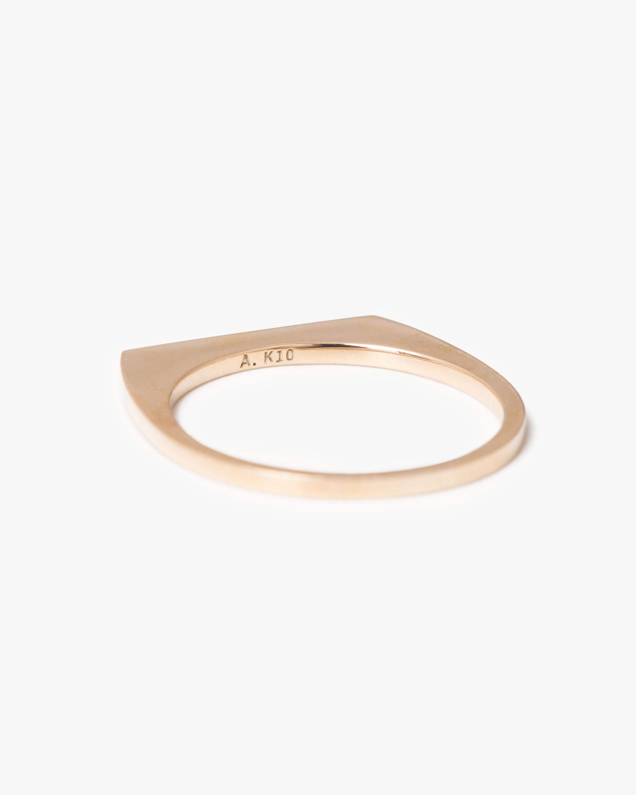 K10YG Flat Ring | 1607R042030