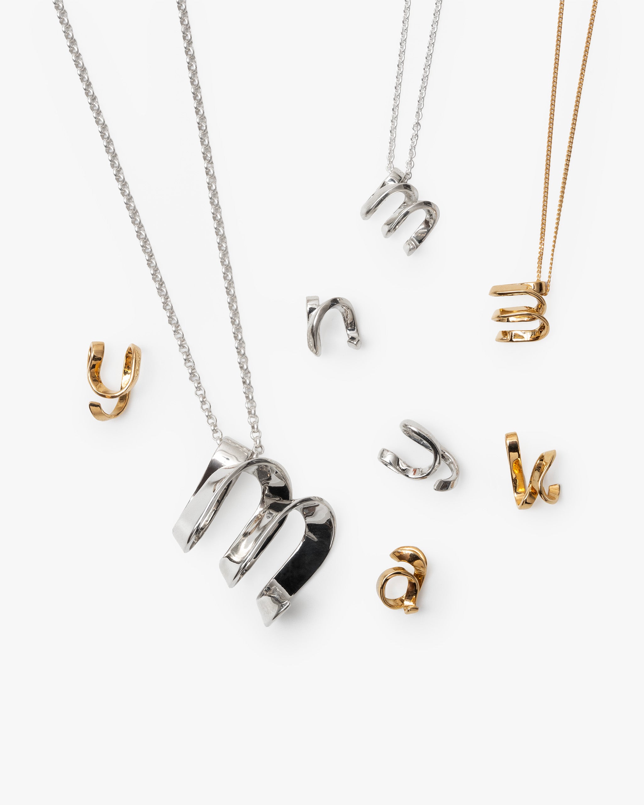 【NEW】Alphabet Charm Necklace | 2402H041010_2402N051010