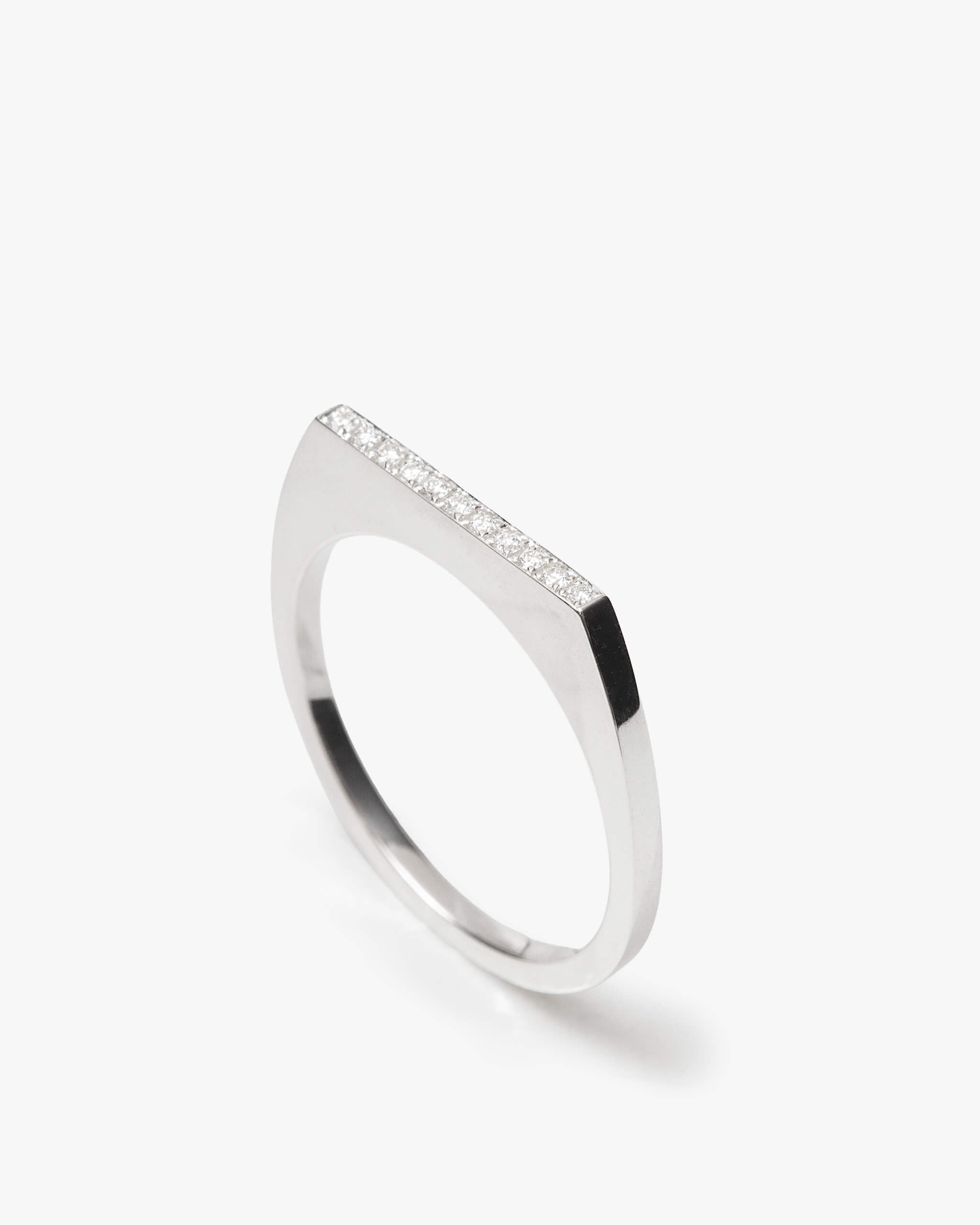 【NEW】期間限定価格 Flat Edge Diamond Ring | 1607R091010DM