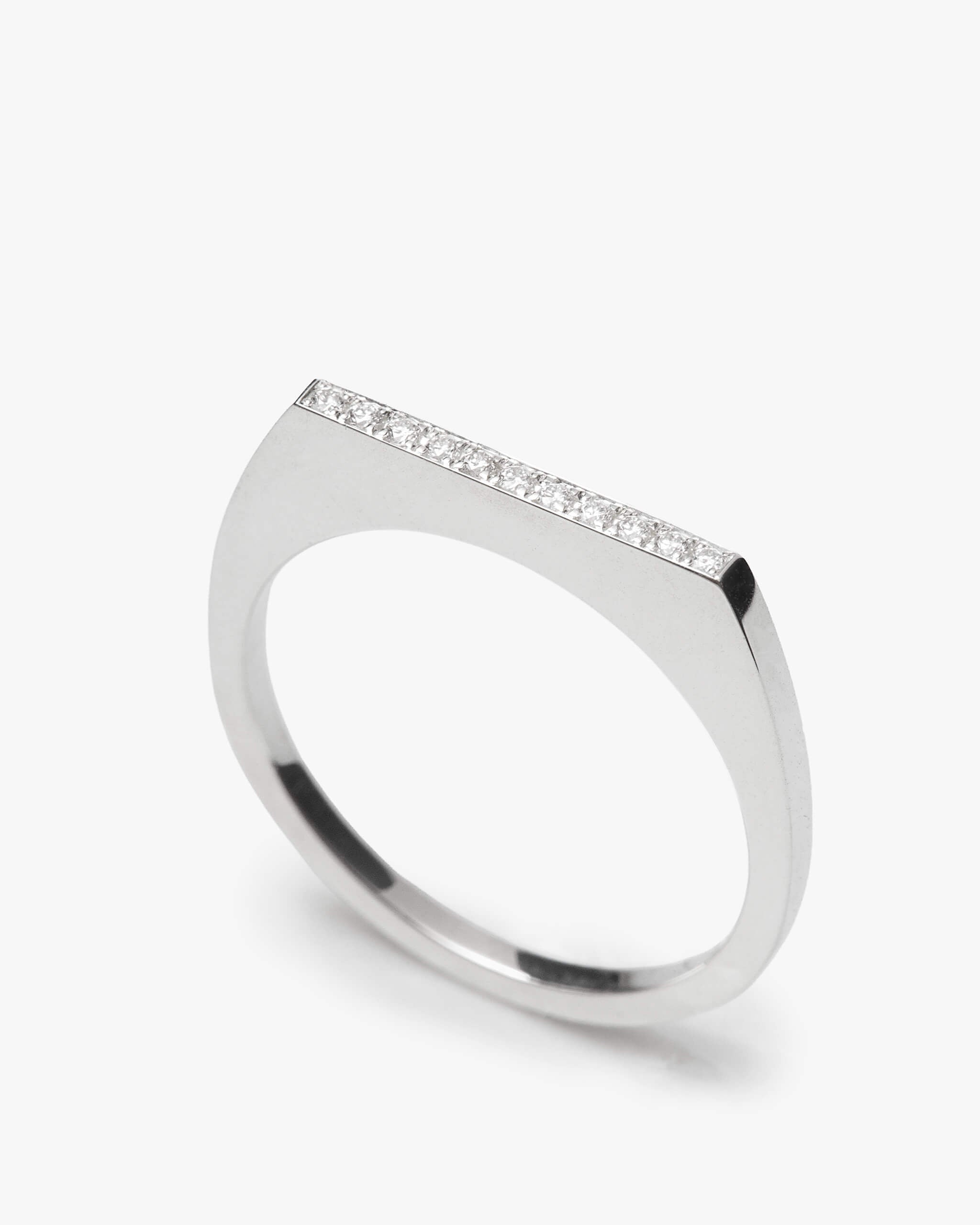【NEW】期間限定価格 Flat Edge Diamond Ring | 1607R091010DM