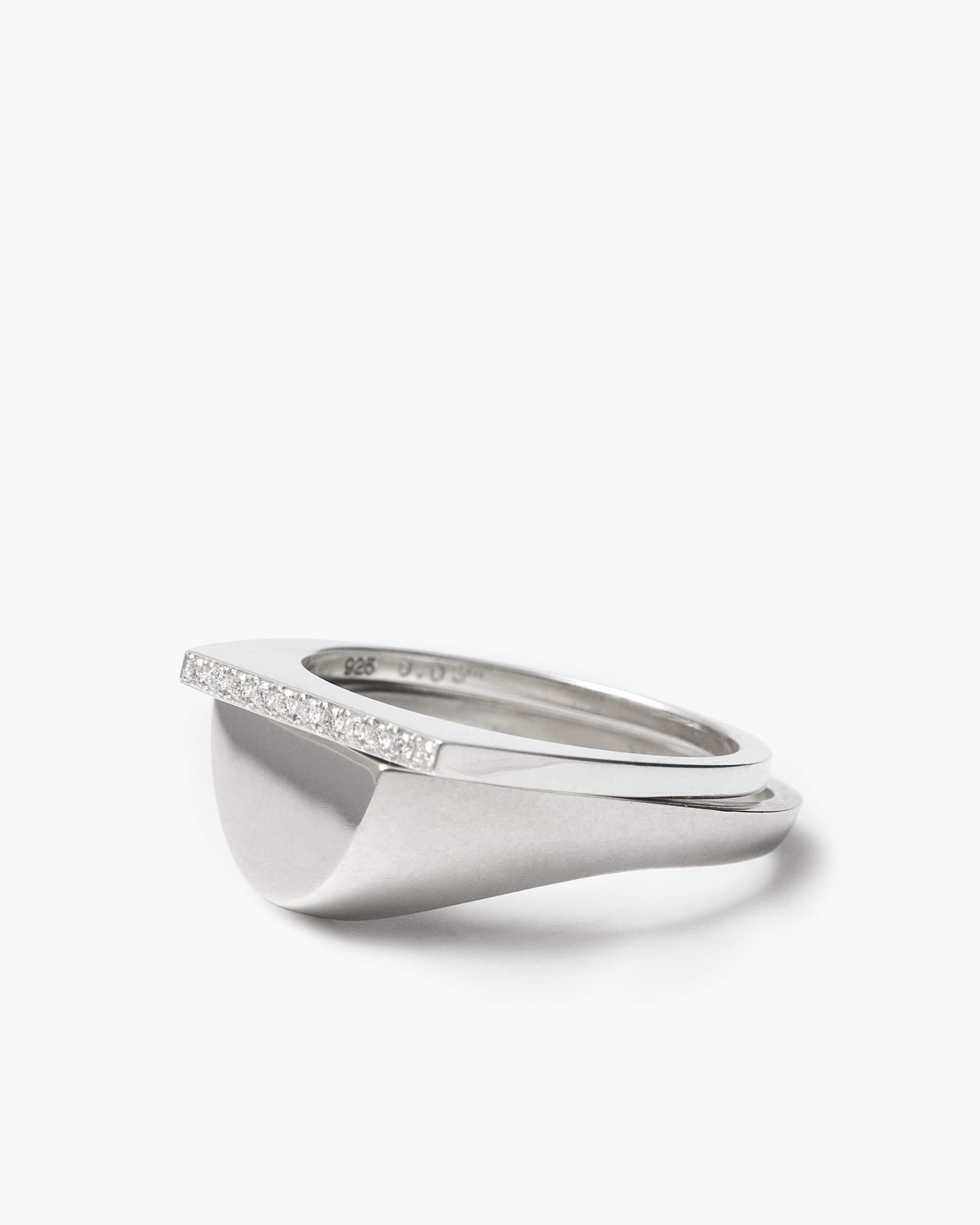 【NEW】期間限定価格 Flat Edge Diamond Ring | 1607R091010DM