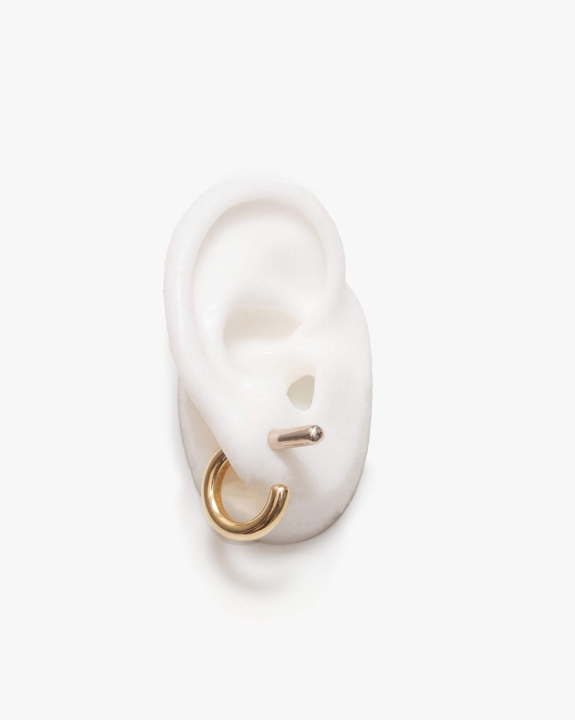 Bicolor Hoop Earring | 2001E011021