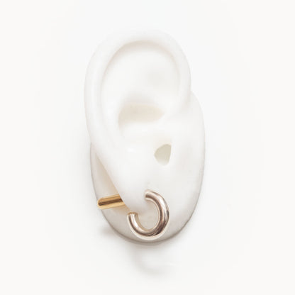 Bicolor Hoop Earring | 2001E021012