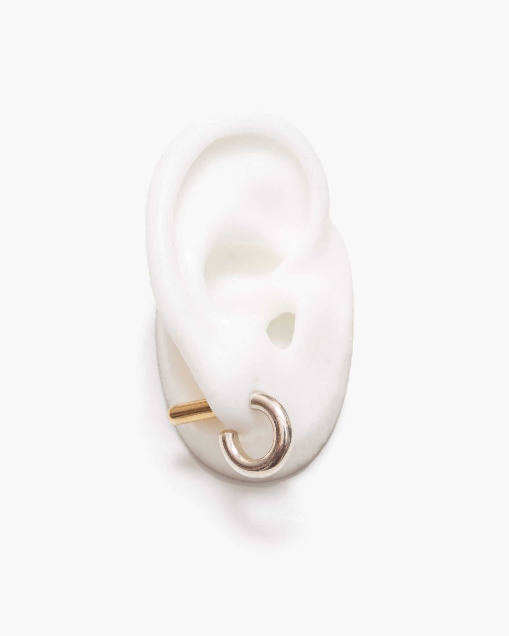 Bicolor Hoop Earring | 2001E021012