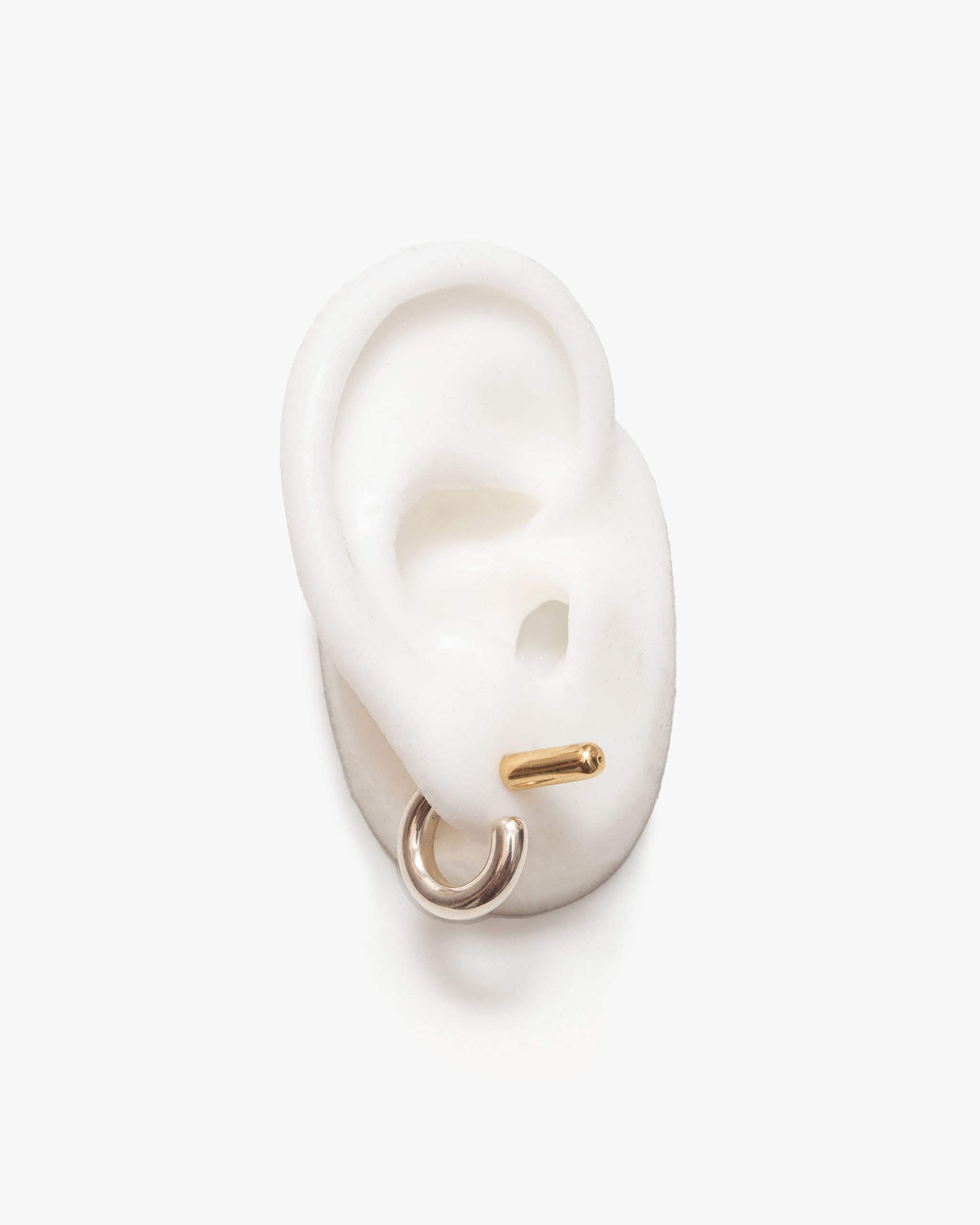 Bicolor Hoop Earring | 2001E021012