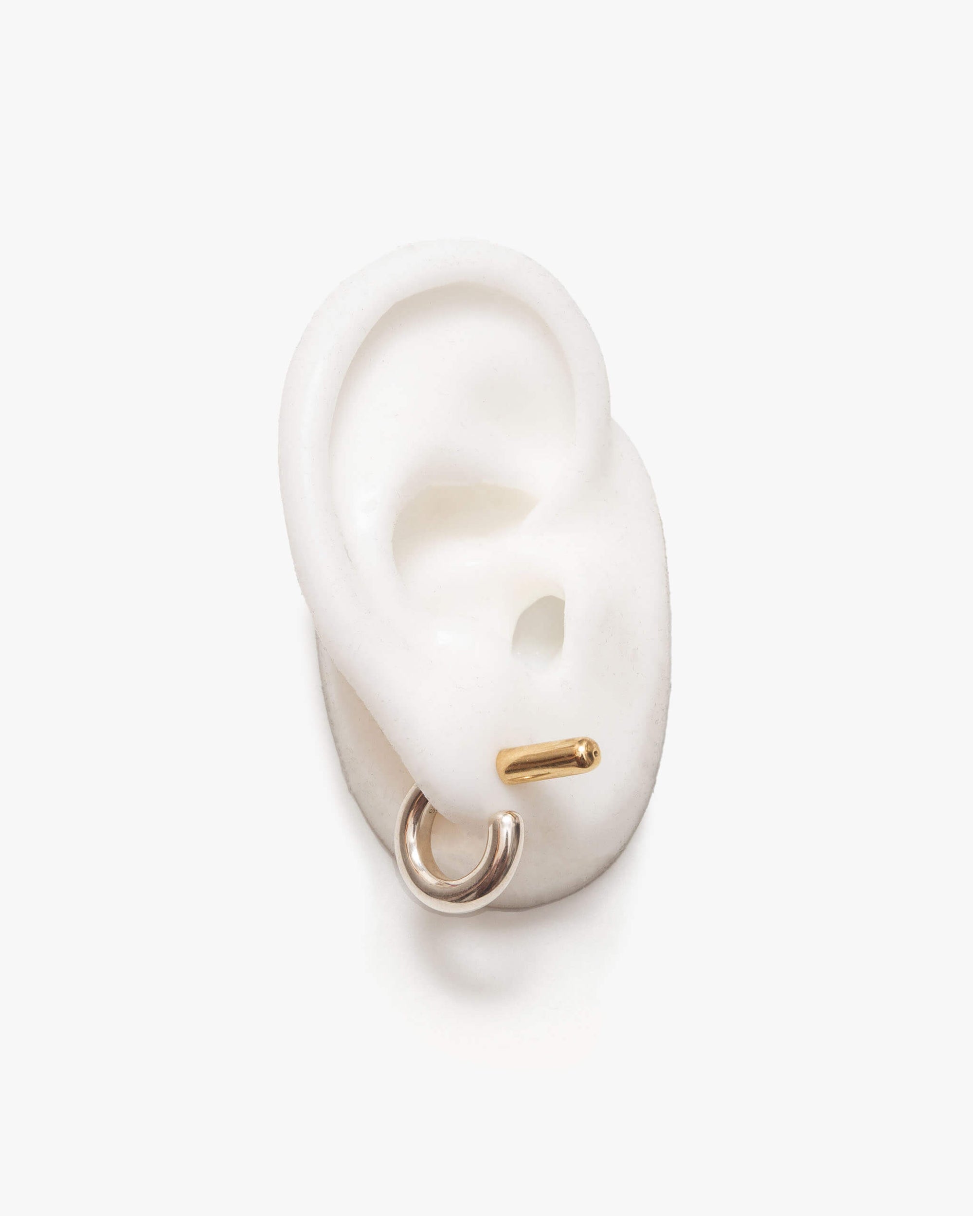Bicolor Hoop Earring | 2001E021012