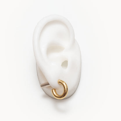 Bicolor Hoop Earring | 2001E021021