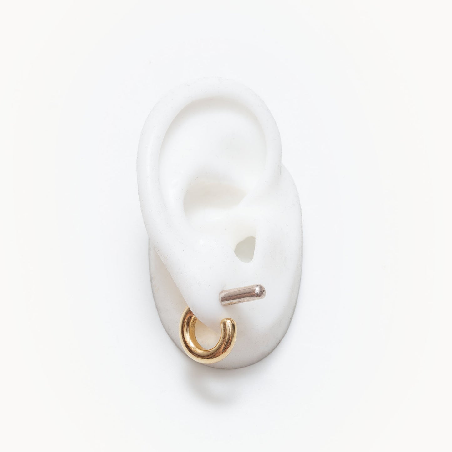 Bicolor Hoop Earring | 2001E021021