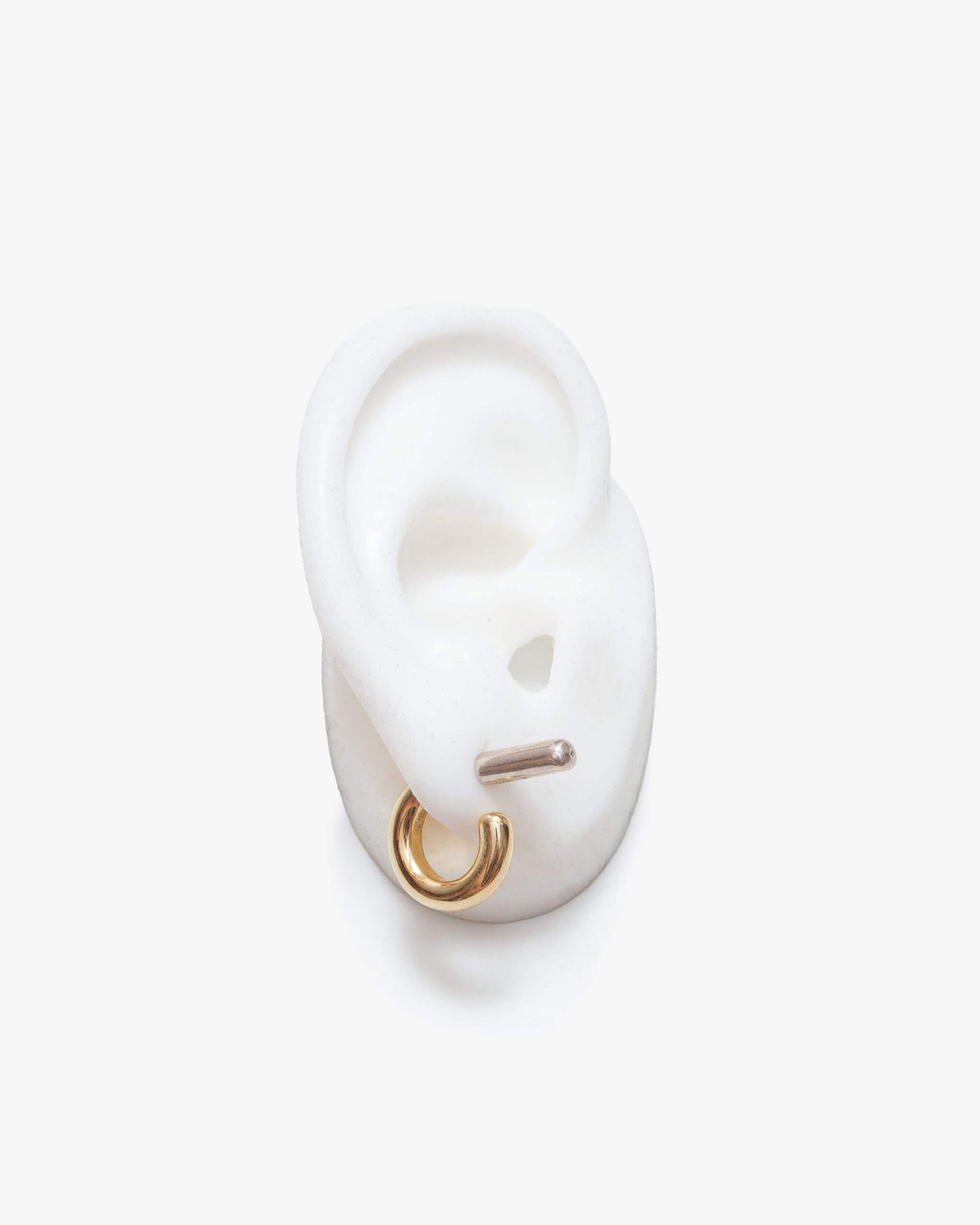 Bicolor Hoop Earring | 2001E021021