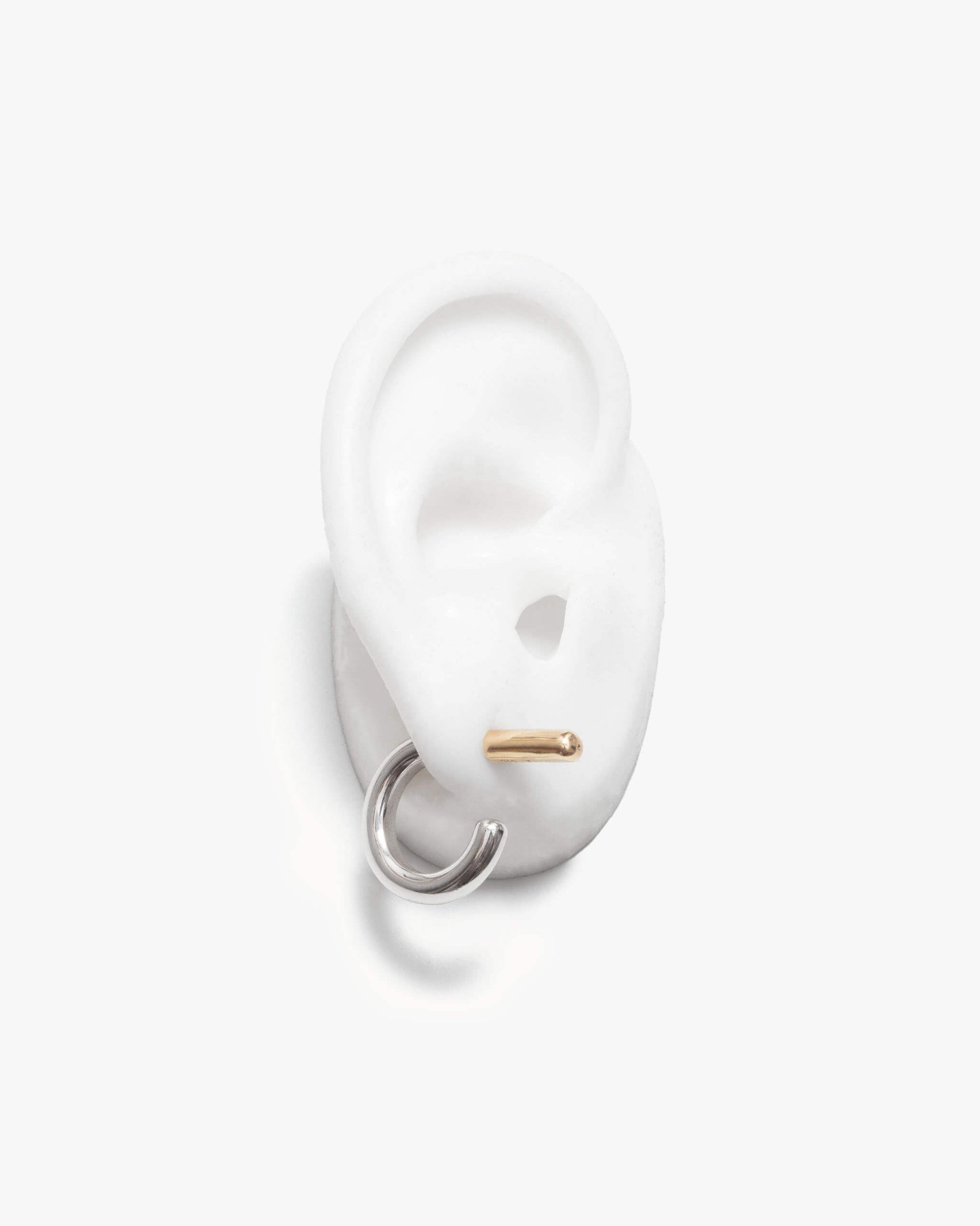 Bicolor Hoop Earring | 2001E011012