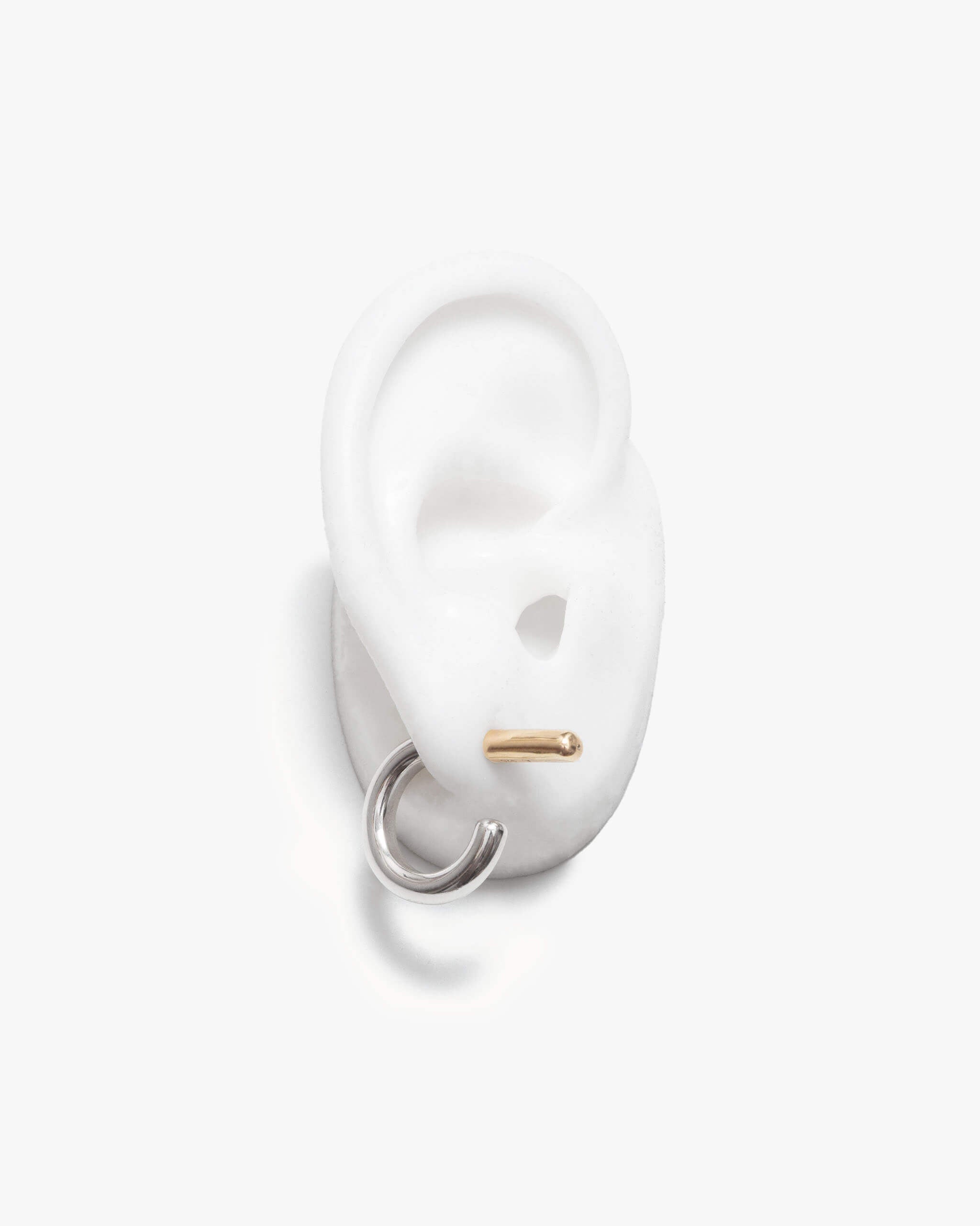 Bicolor Hoop Earring | 2001E011012