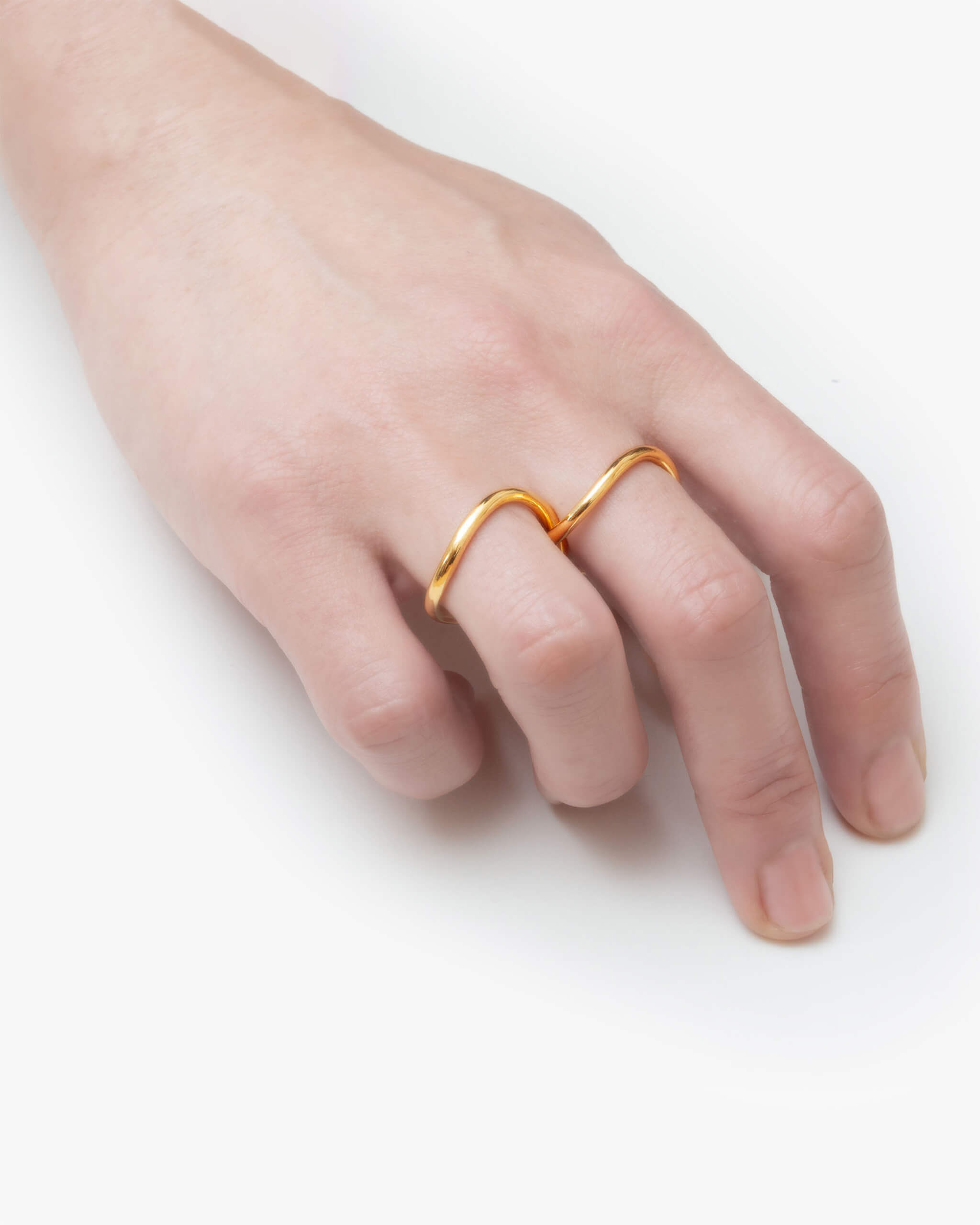 Double Ring | 1602R021010 ダブルリング｜ジュエリーブランド【AROM