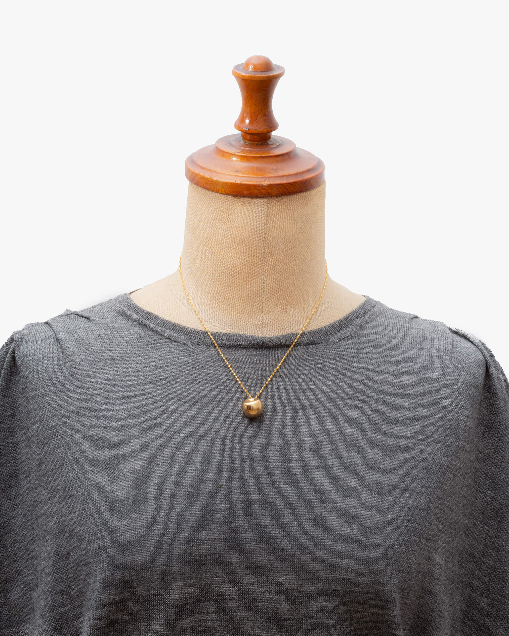 Crushed Ball Drop Necklace | 1804N055020_42