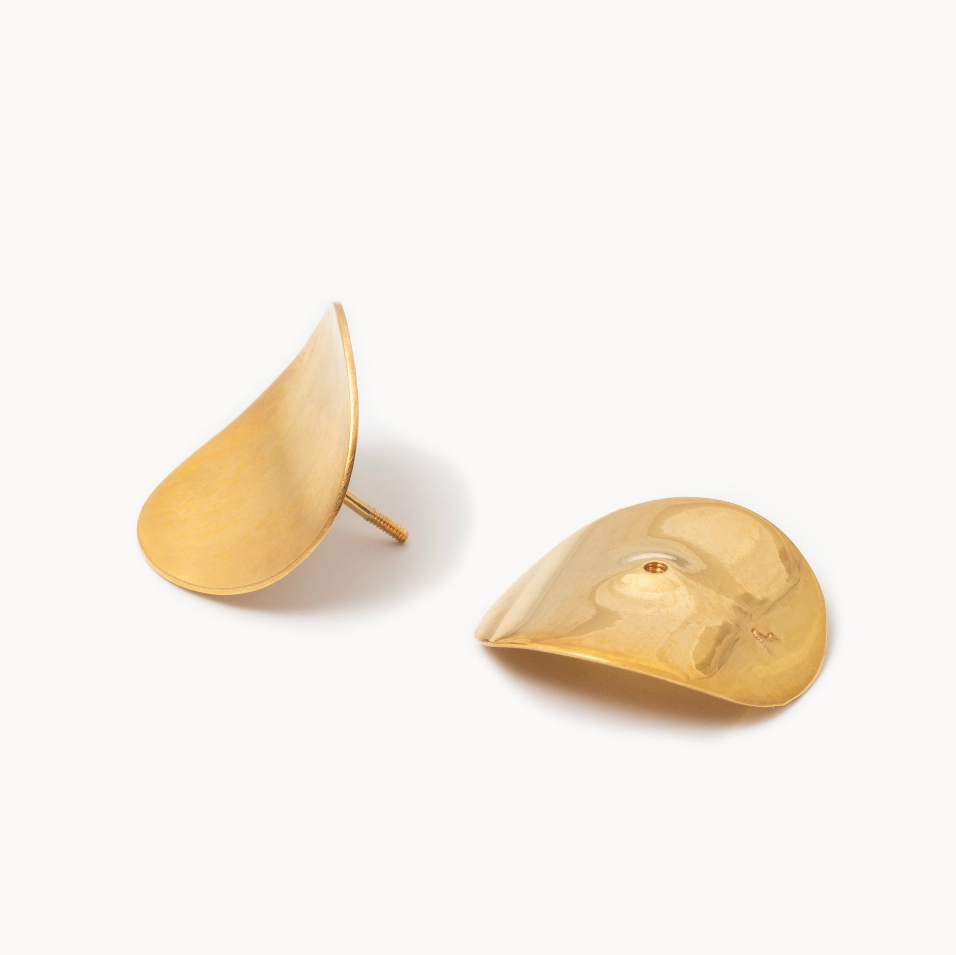 Curve Stud Earring L | 1801E051010S_1801E071010