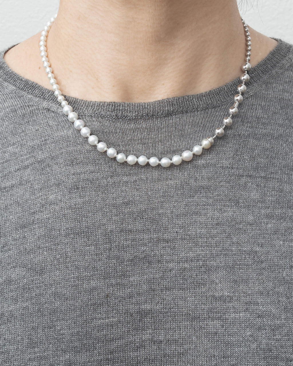Ball Chain / Pearl Necklace | 1803N211040