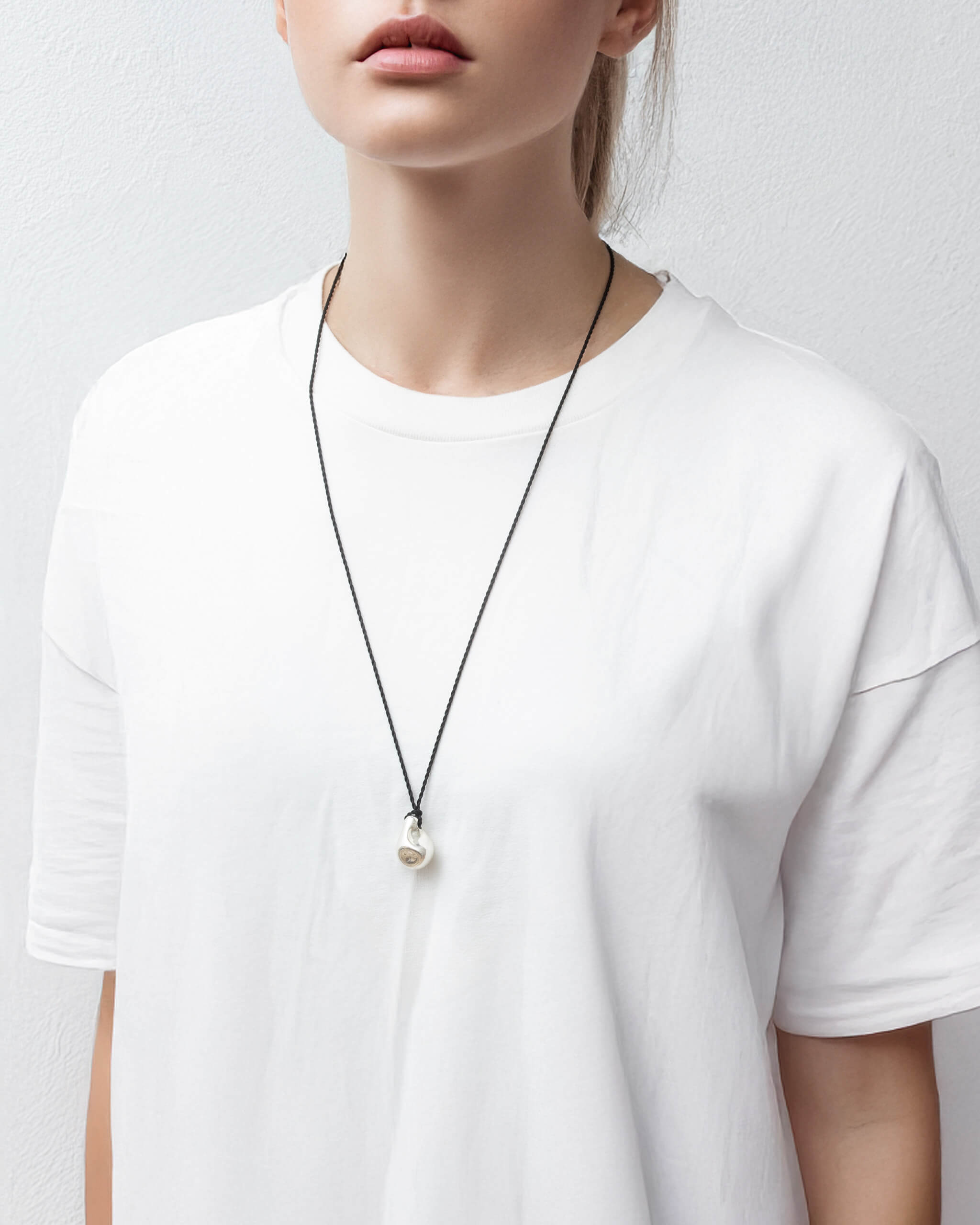 【NEW】Crushed Drop Cord Necklace | 2505N011818