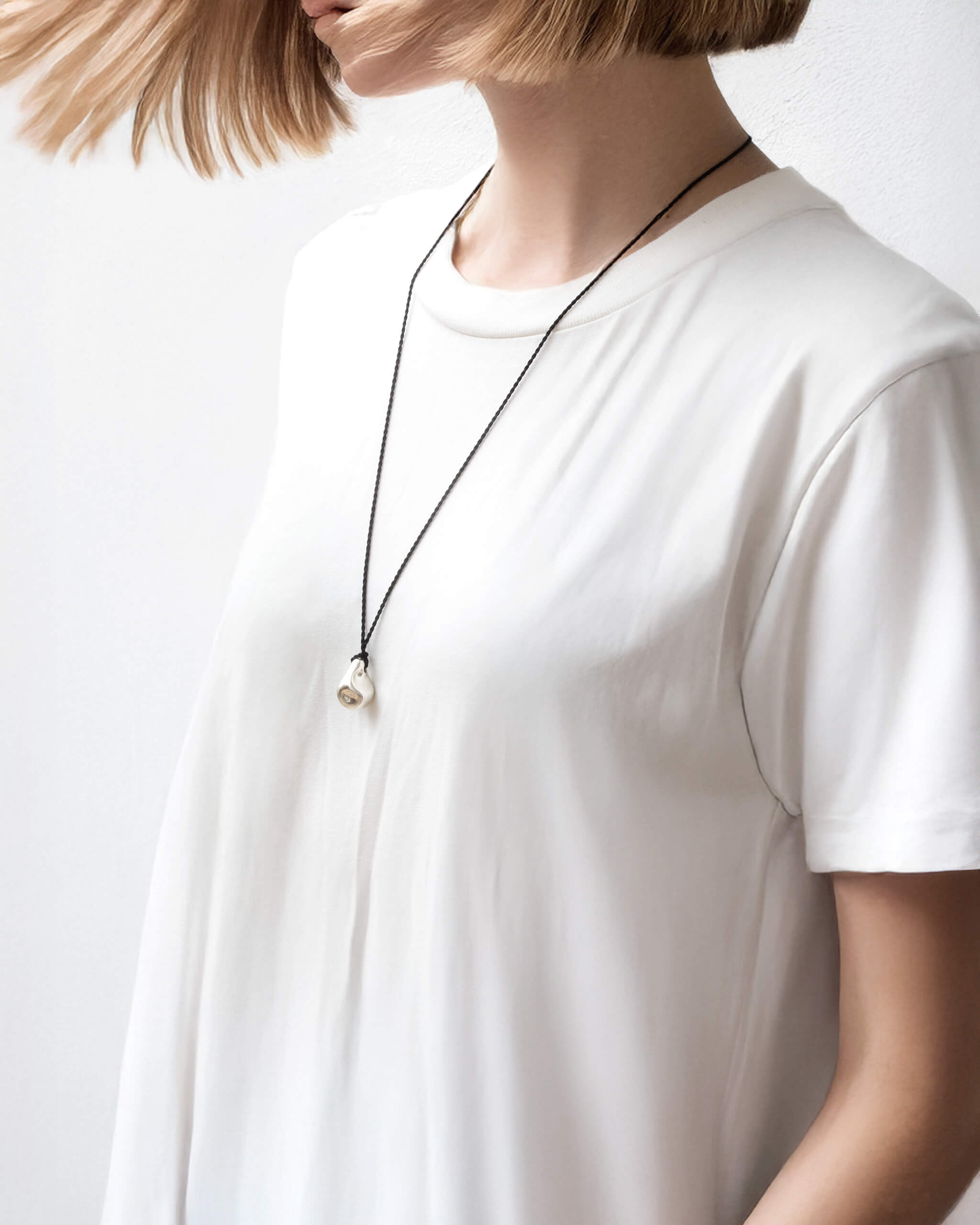 【NEW】Crushed Drop Cord Necklace | 2505N011818