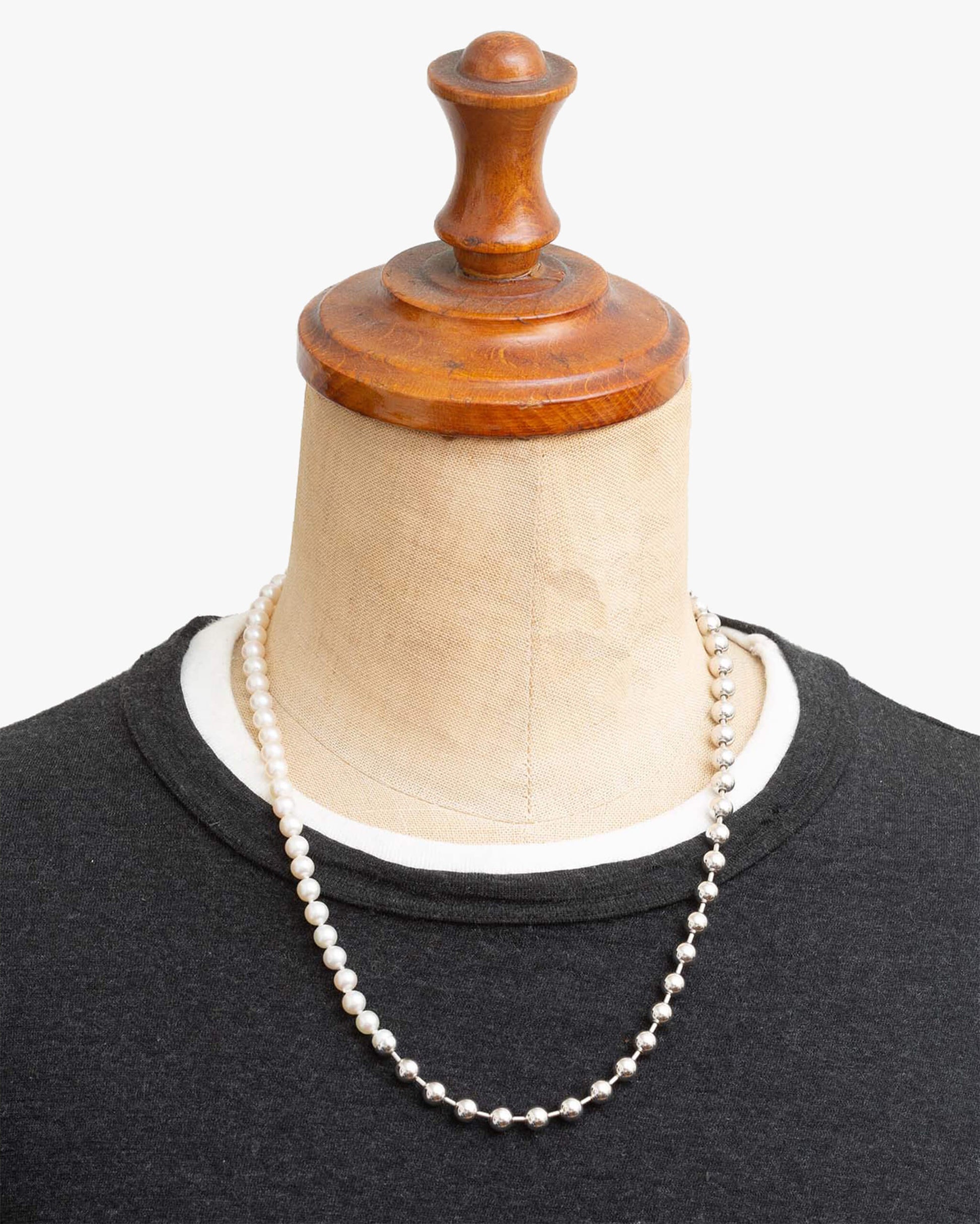 Ball Chain / Pearl Necklace | 1803N091040_L