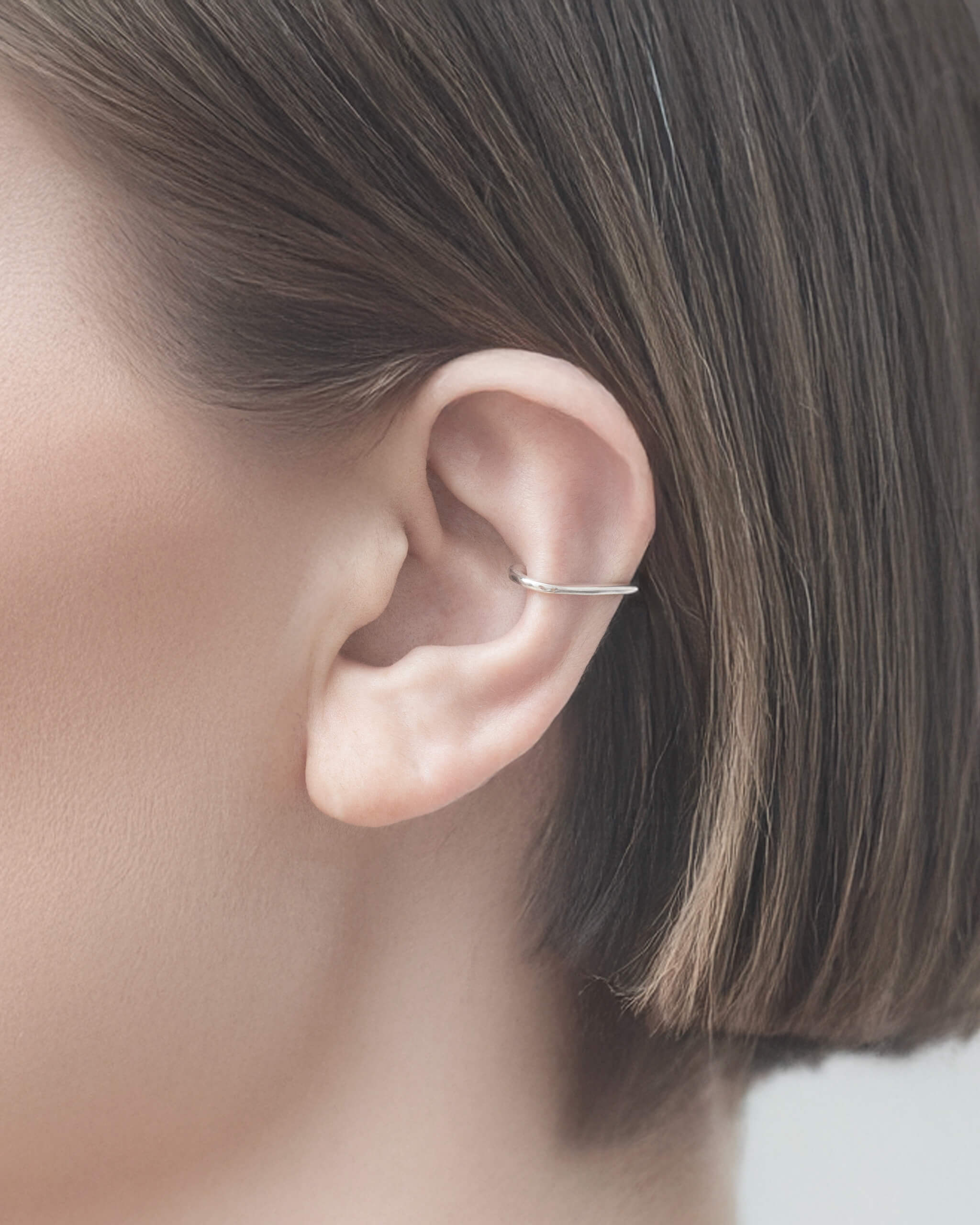 Elliptical Ear Cuff SS | 1706C151010