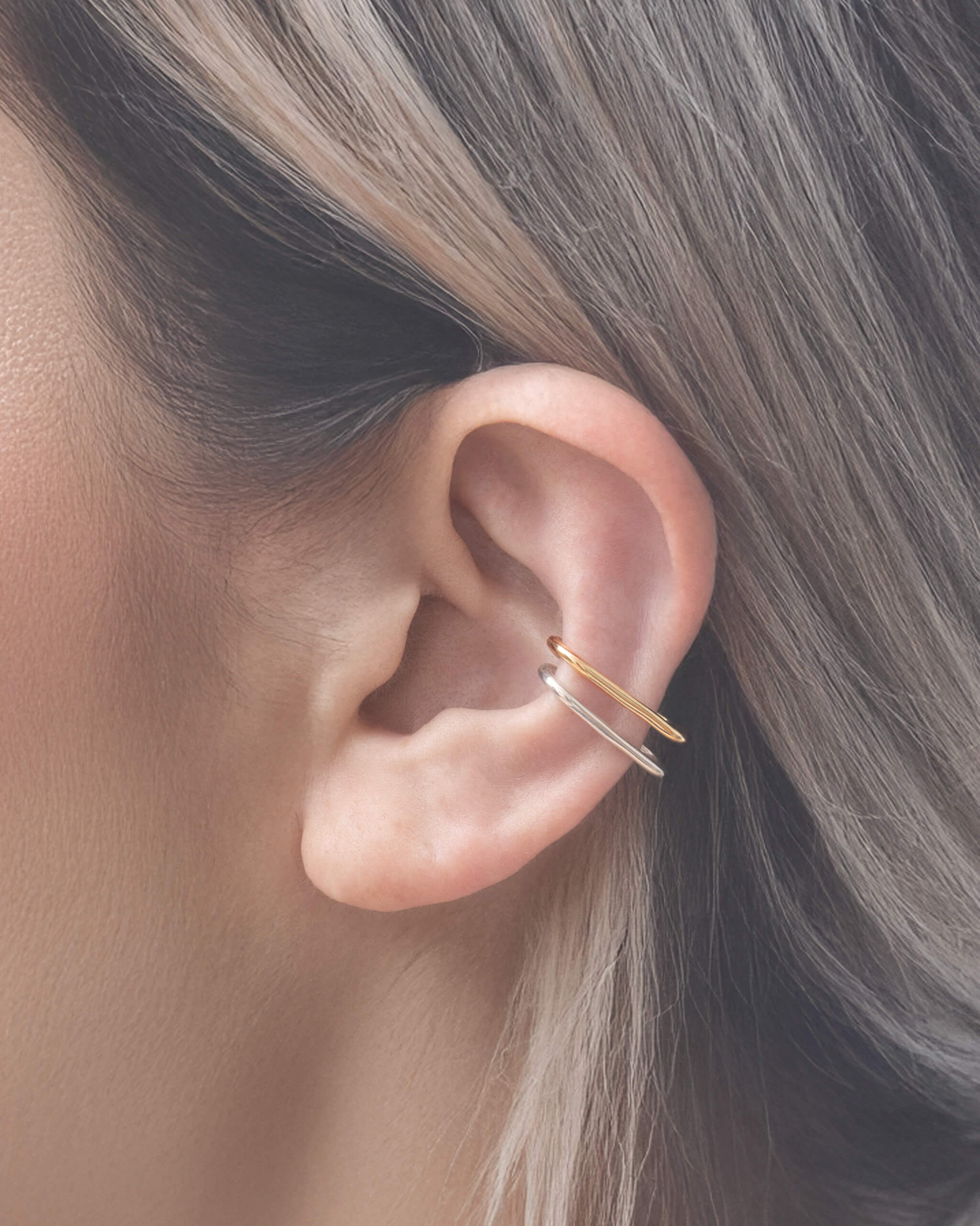 【NEW】K18YG Elliptical Ear Cuff SS | 1706C152020