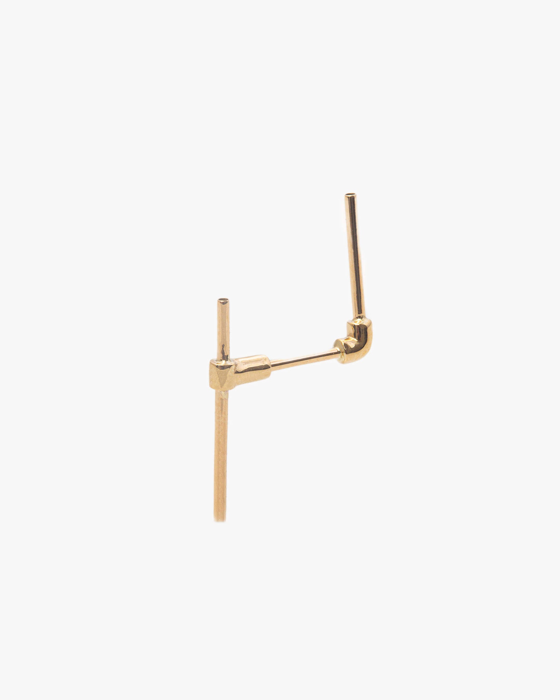 Water Pipe Earring 18KYG | 2301E042020