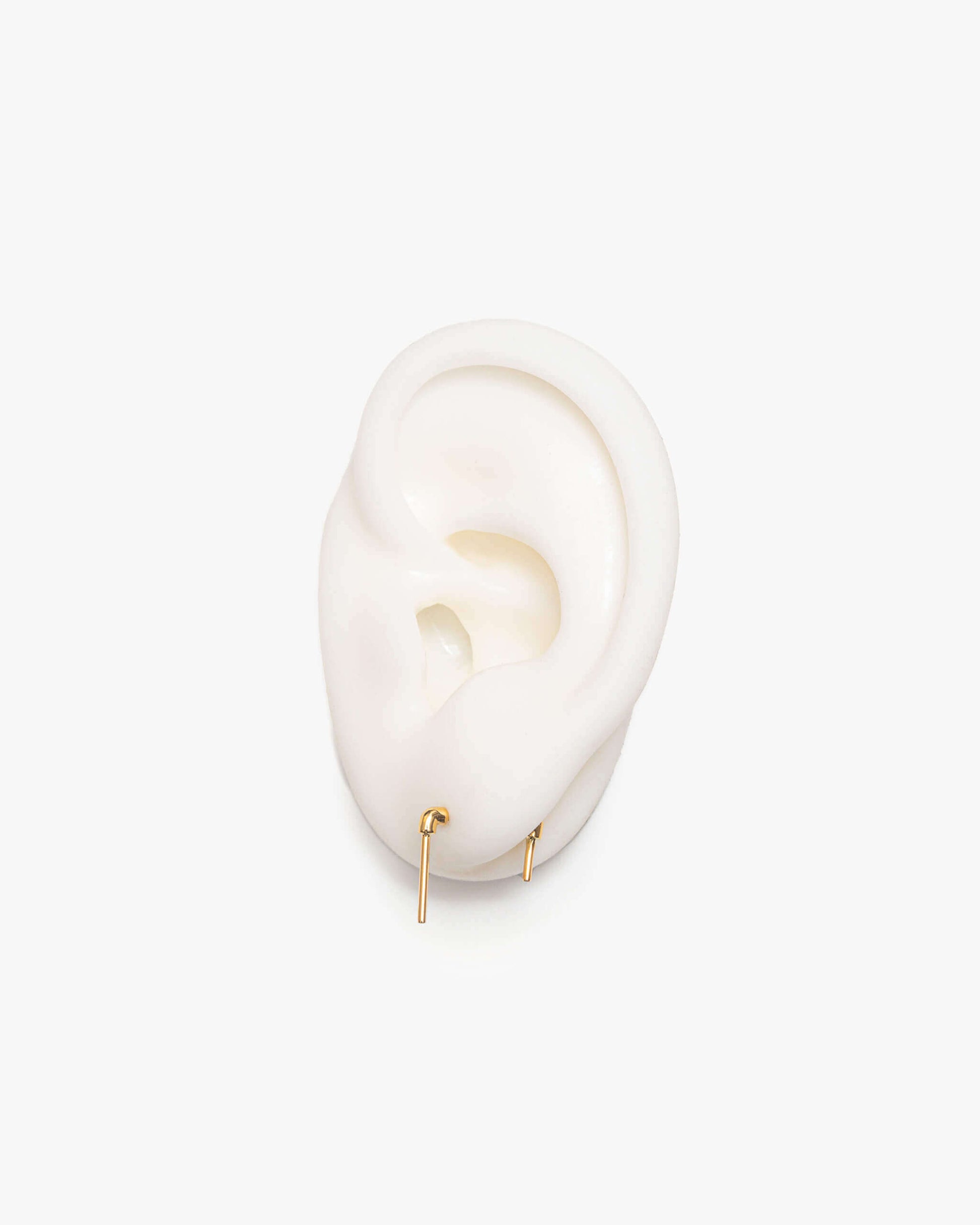 Water Pipe Earring 18KYG | 2301E042020