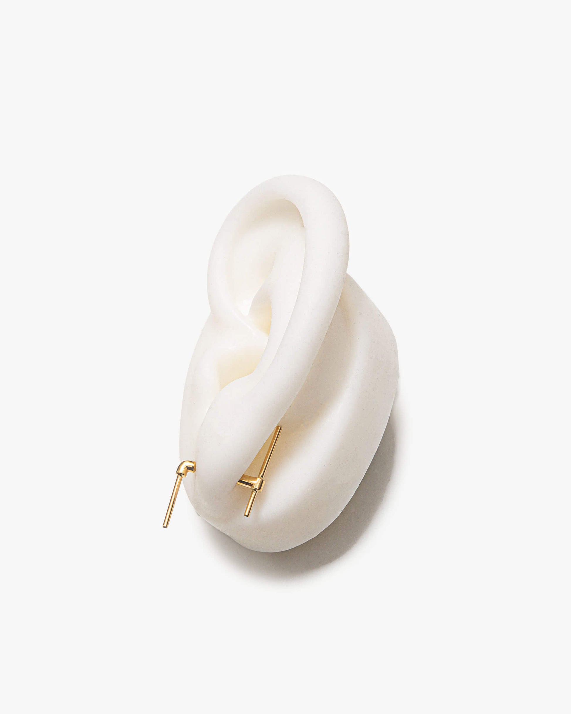 Water Pipe Earring 18KYG | 2301E042020