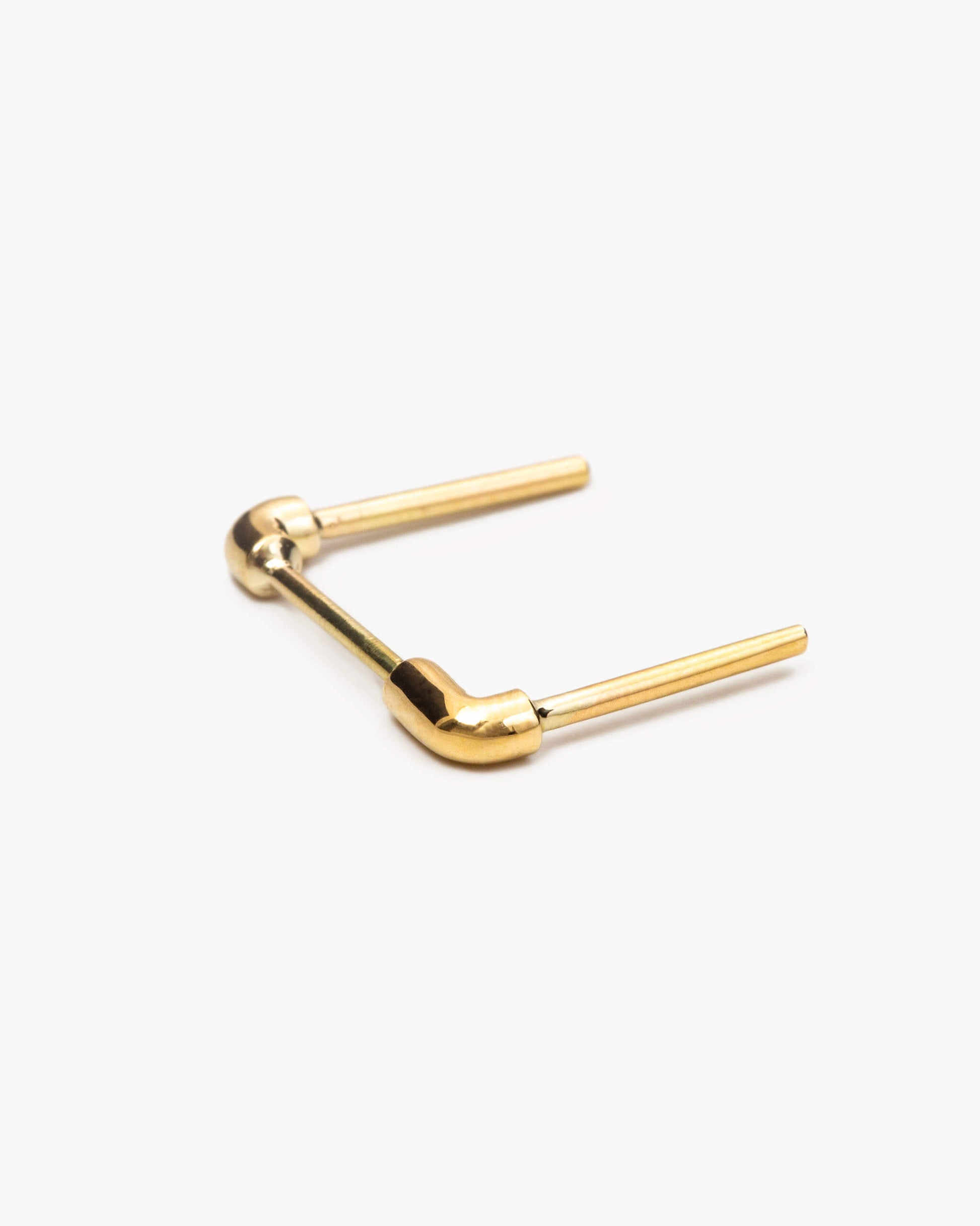 Water Pipe Earring K18YG | 2301E032020