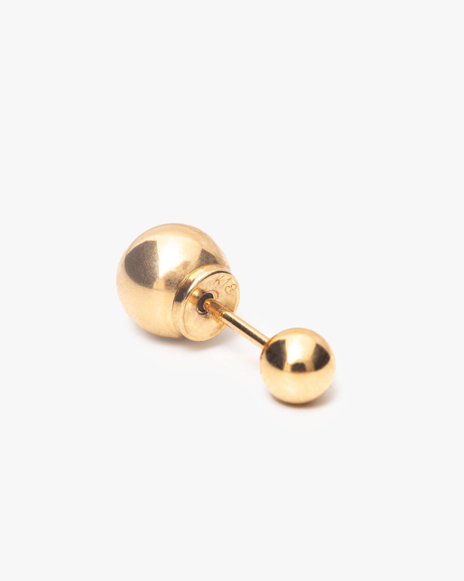 K18YG Double Ball Earring | 2302E042020