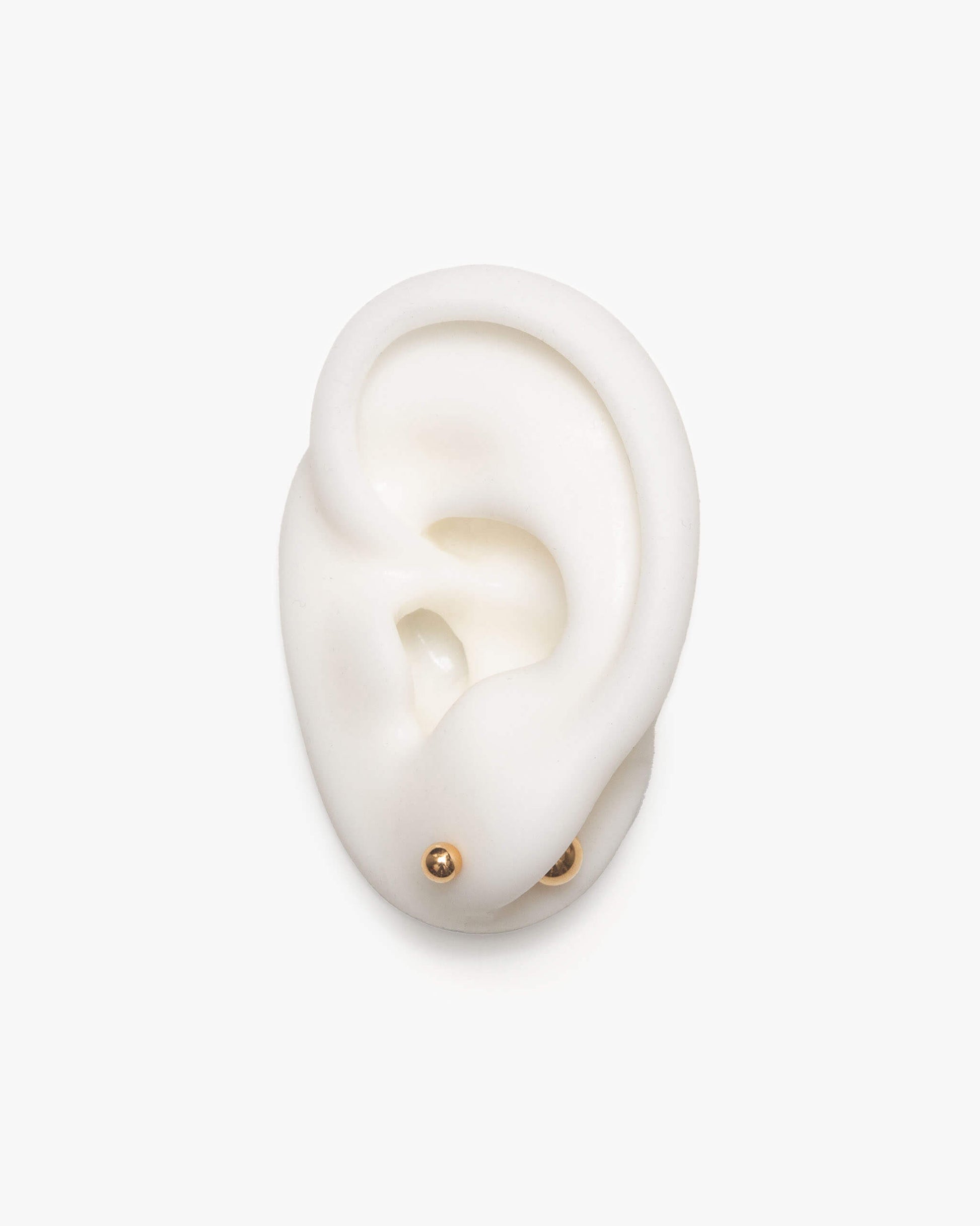 K18YG Double Ball Earring | 2302E042020
