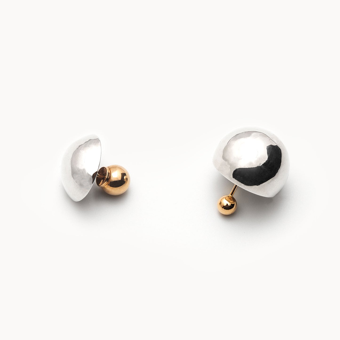 K18YG Double Ball Earring | 2302E042020