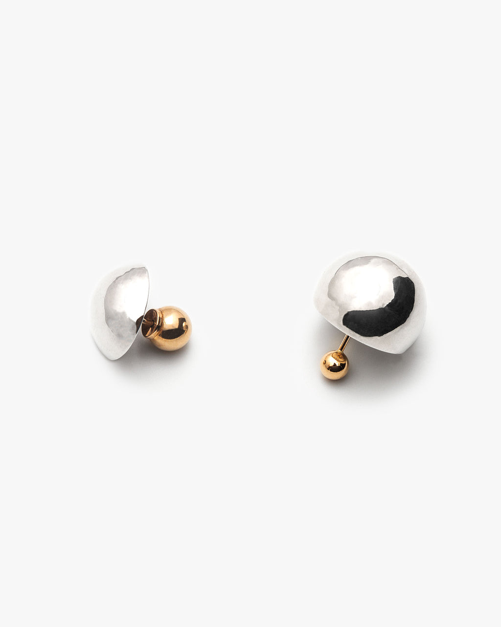 K18YG Double Ball Earring | 2302E042020