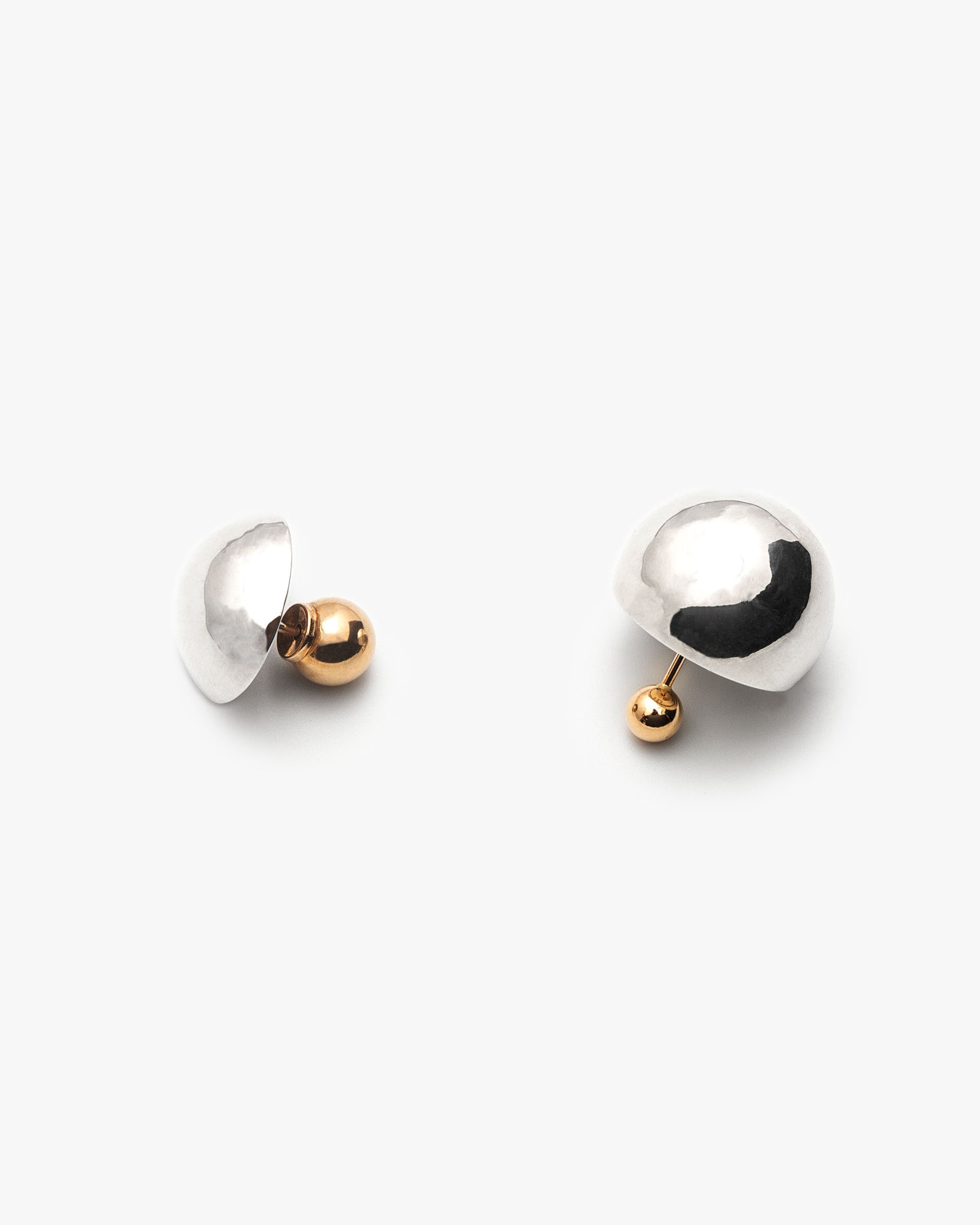 K18YG Double Ball Earring | 2302E042020
