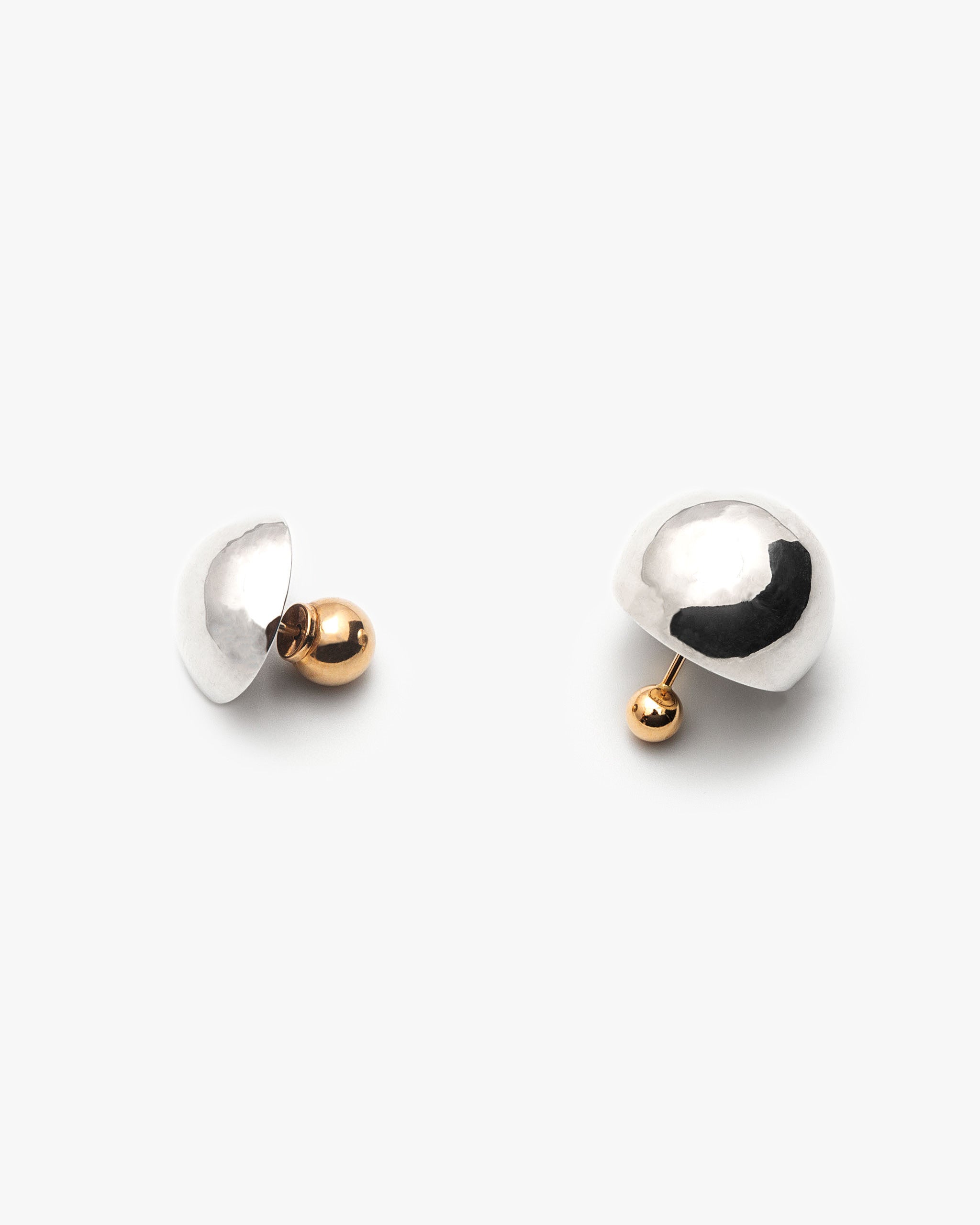 K18YG Double Ball Earring | 2302E042020