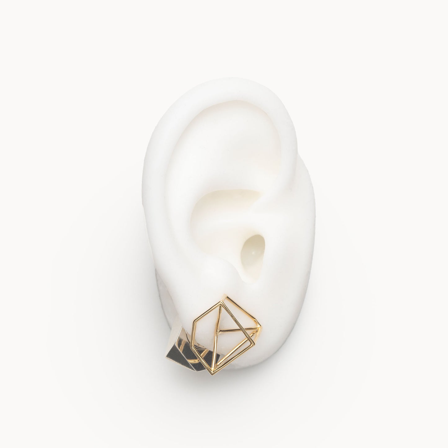 Bicolor CUBE Earring | 2302E021212