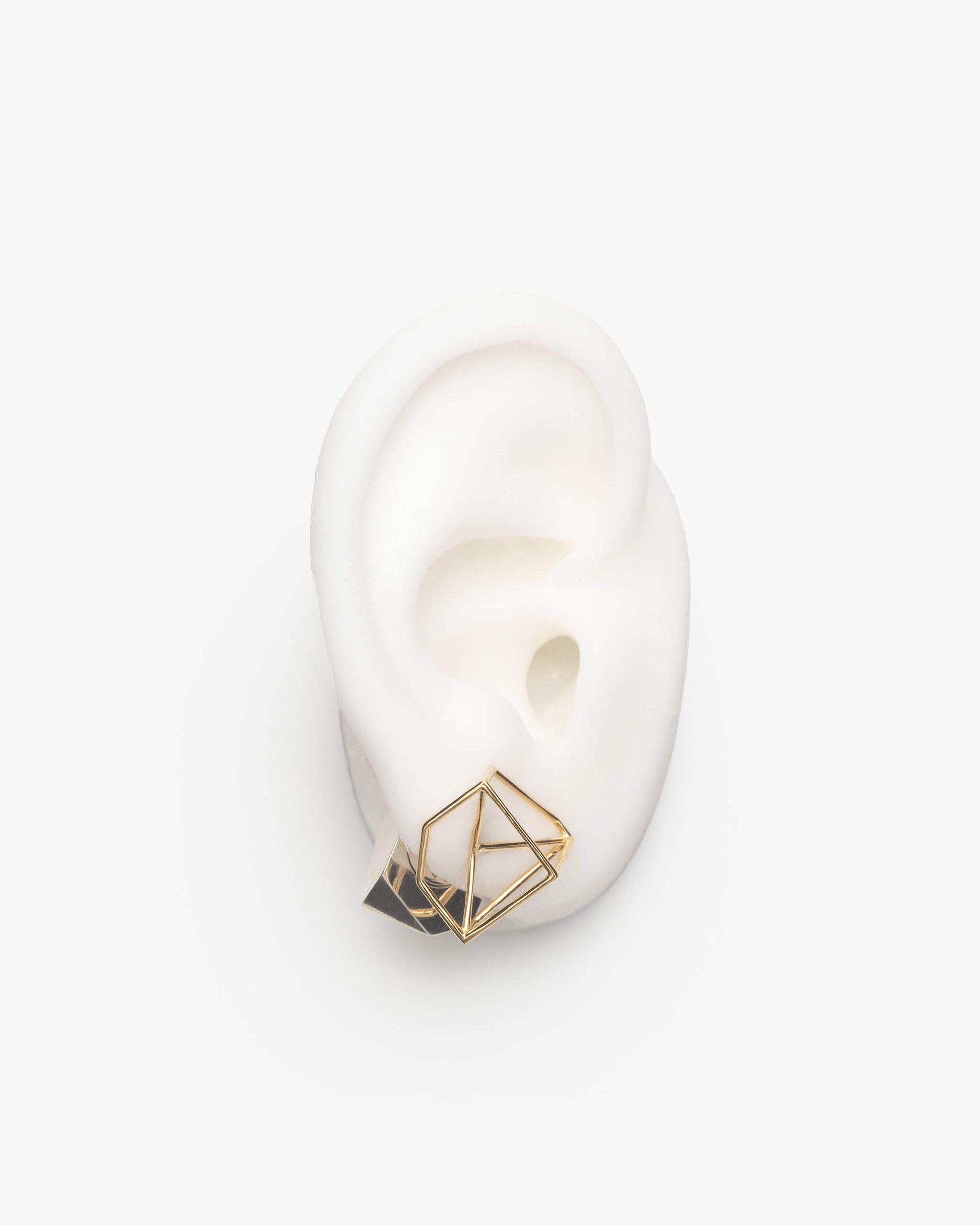 Bicolor CUBE Earring | 2302E021212