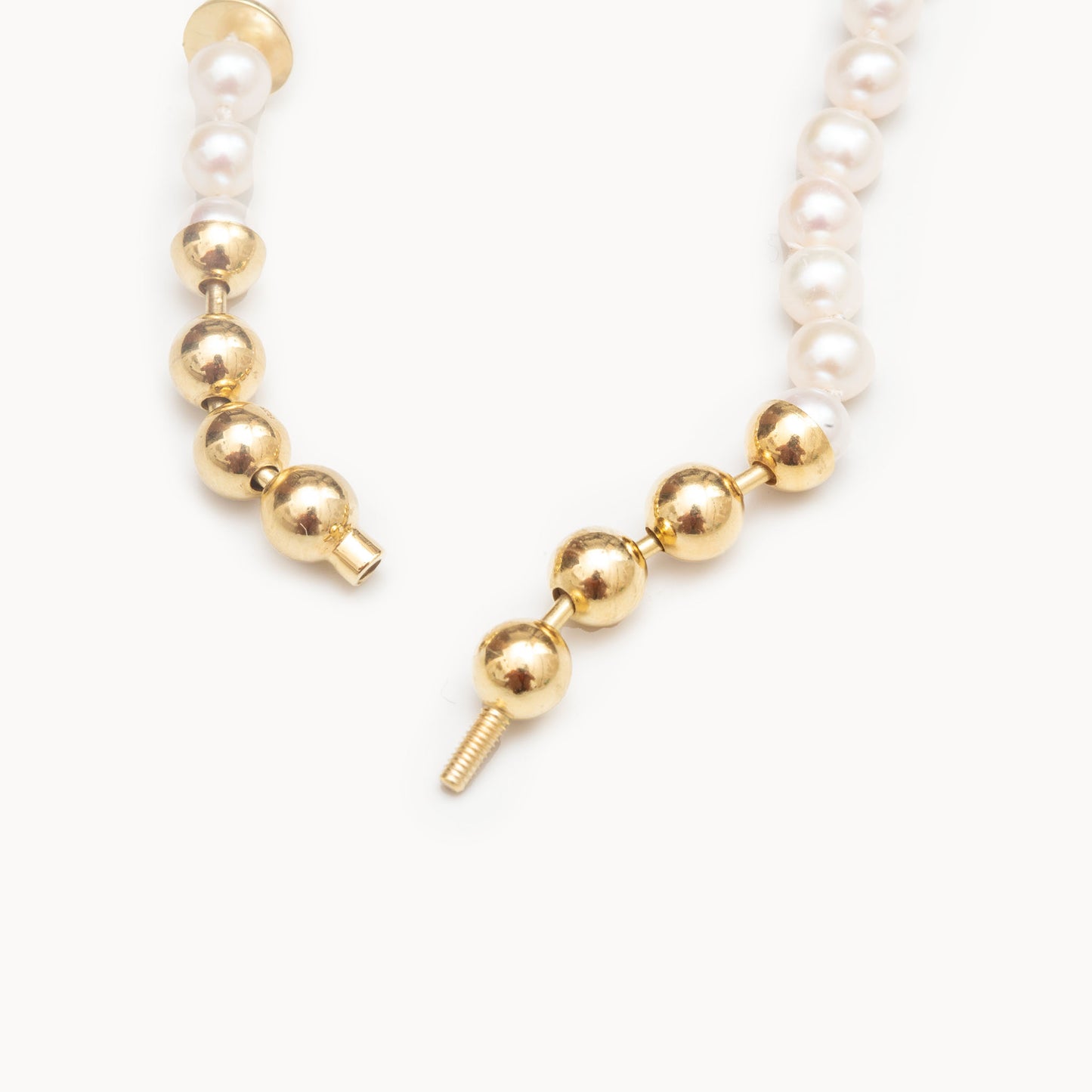 Ball Chain / Pearl Necklace | 1803N081020