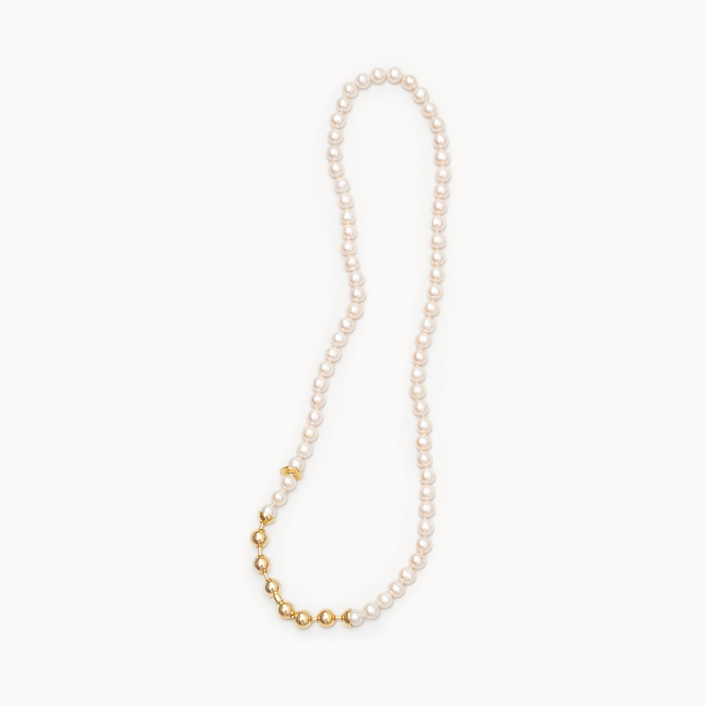 Ball Chain / Pearl Necklace | 1803N081020