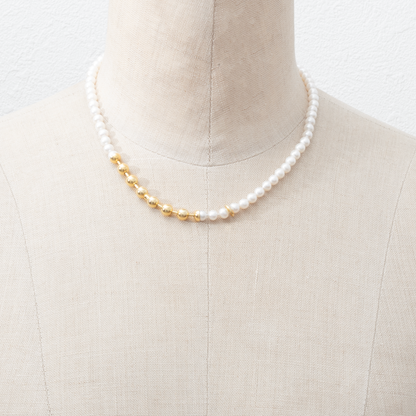 Ball Chain / Pearl Necklace | 1803N081020