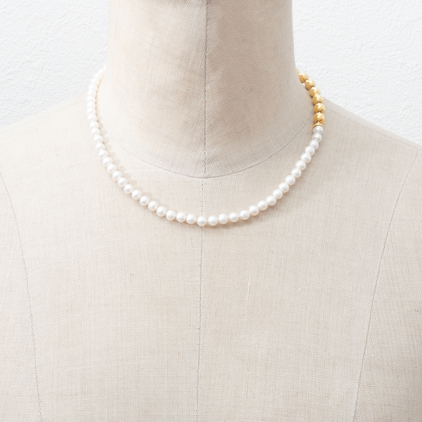 Ball Chain / Pearl Necklace | 1803N081020