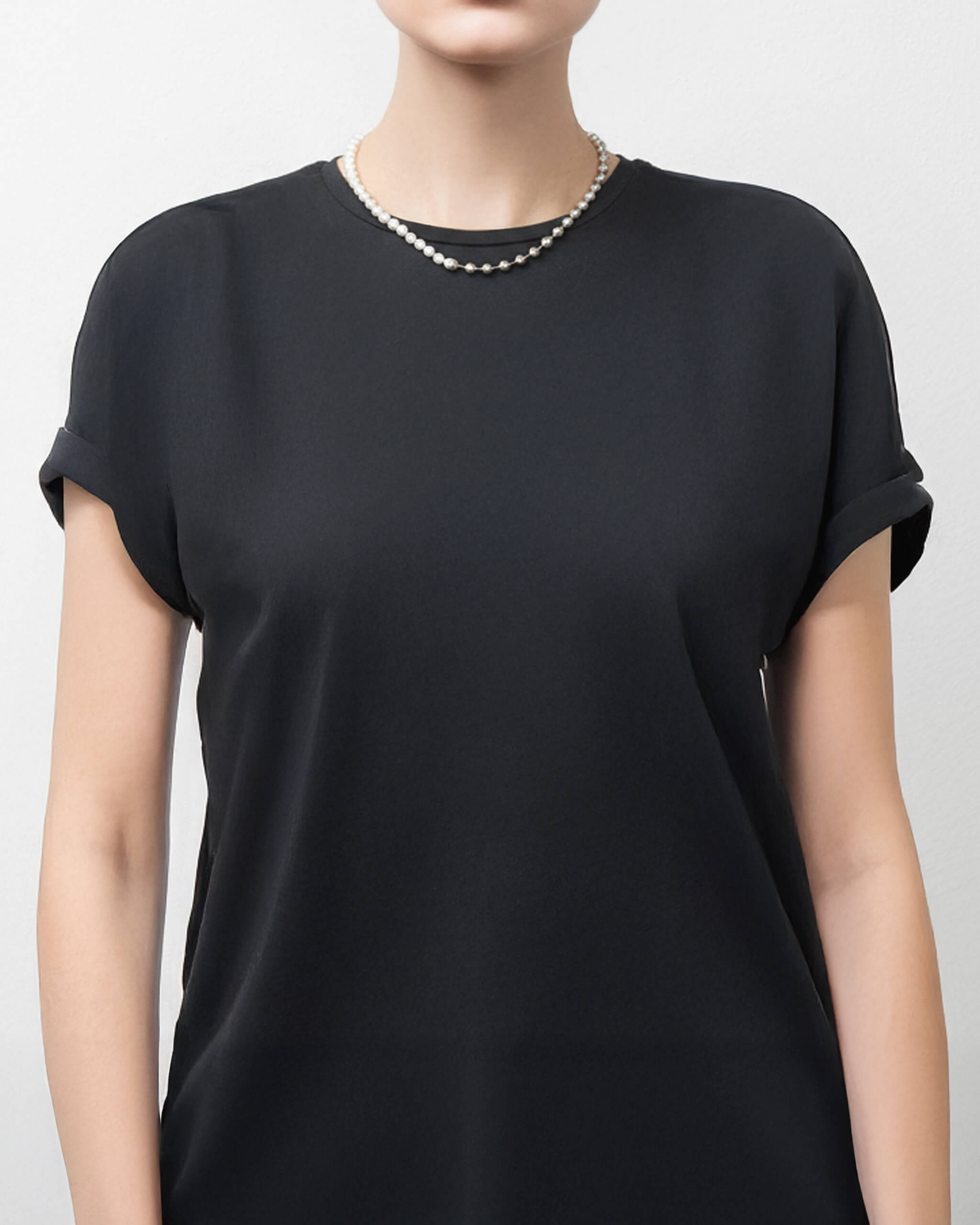 Ball Chain / Pearl Necklace | 1803N091040