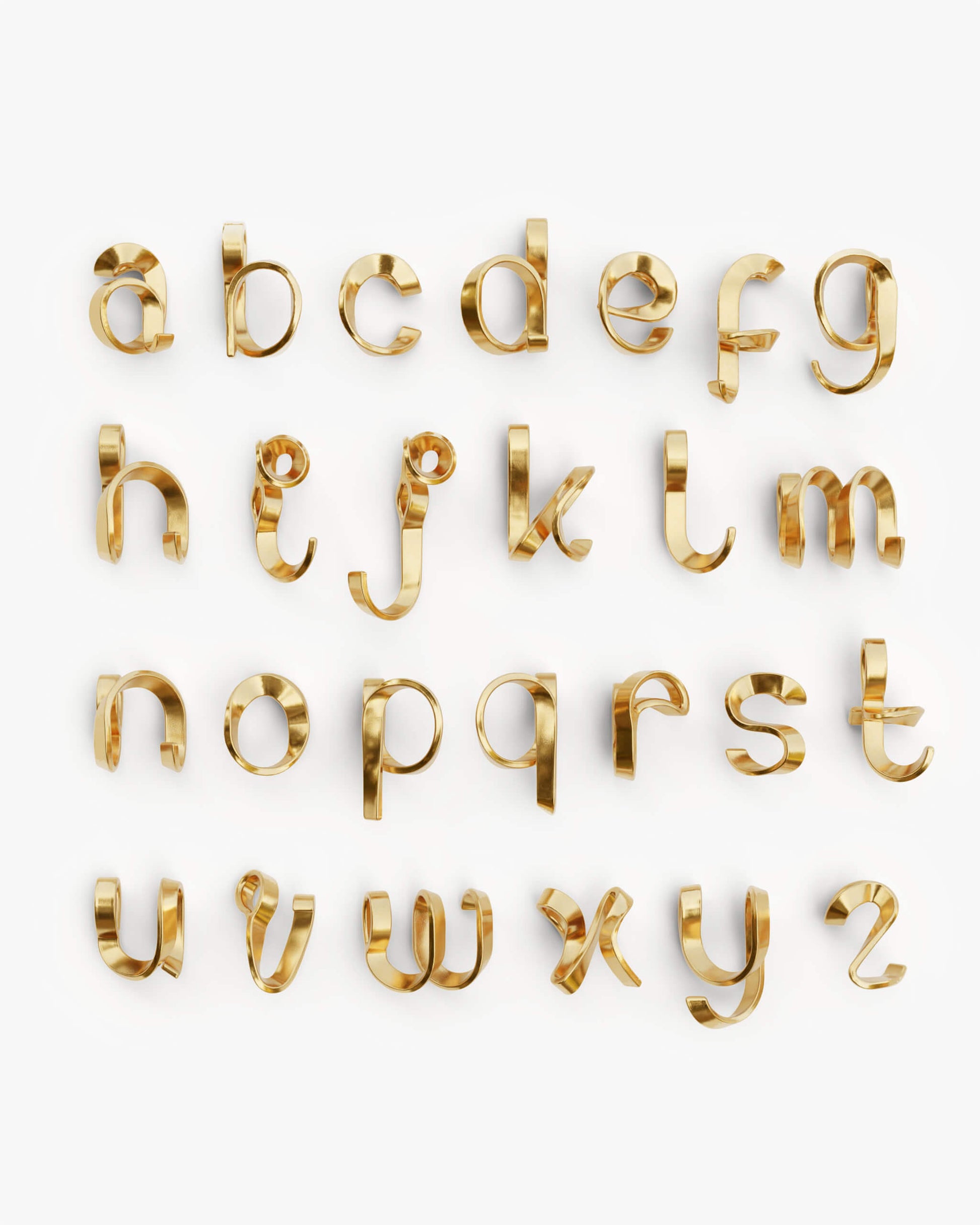 Alphabet Charm Necklace | 2402H012020_2402N022020