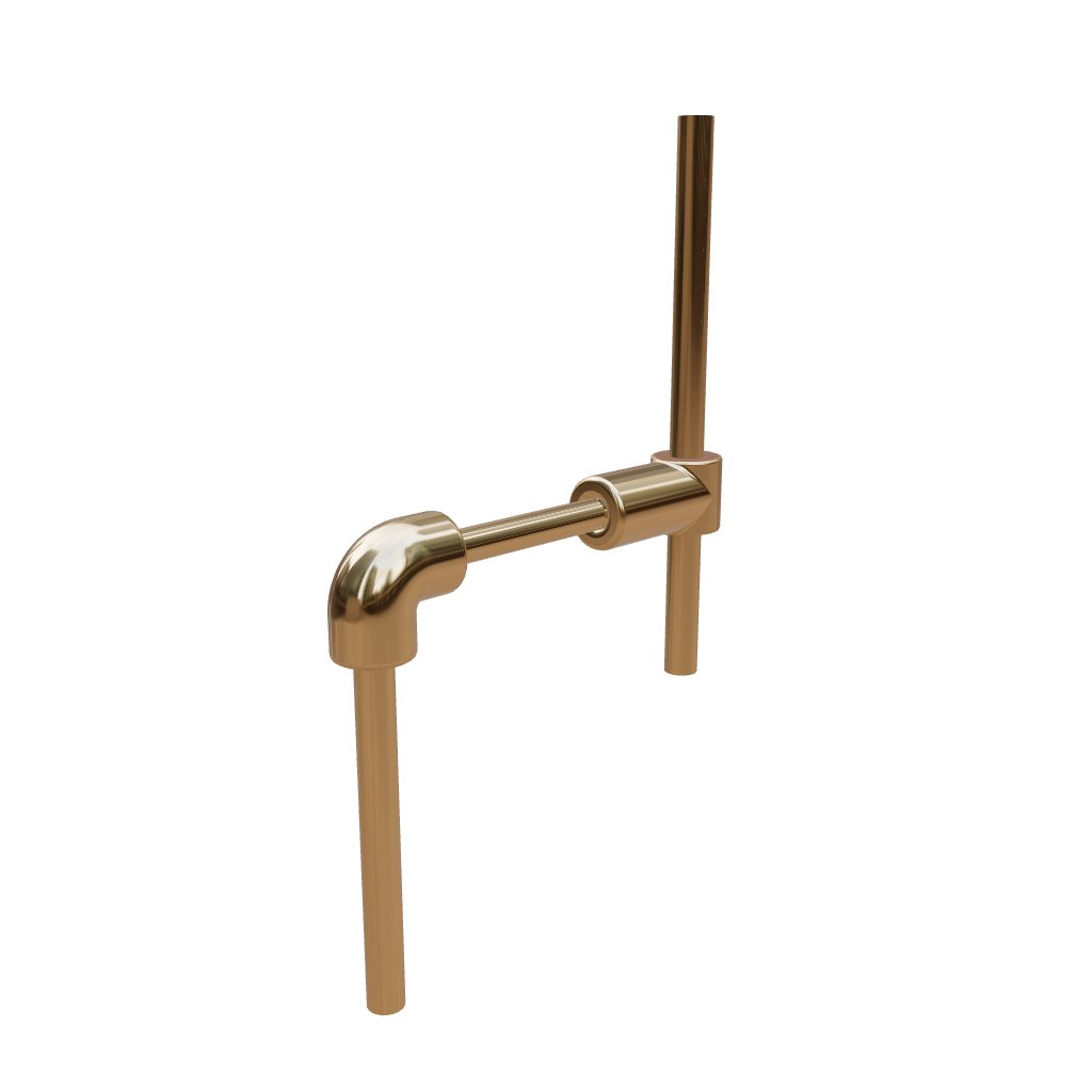 Water Pipe Earring 18KYG | 2301E042020