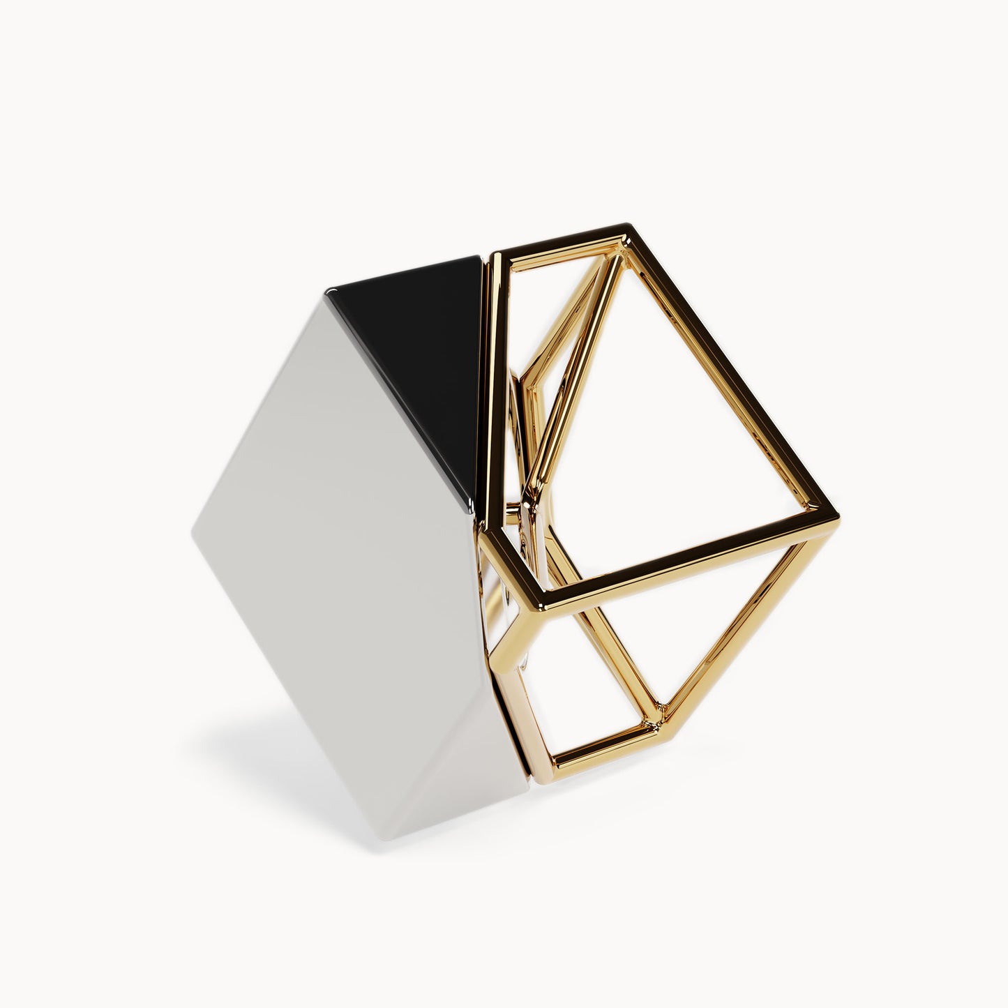 Bicolor CUBE Earring | 2302E021212