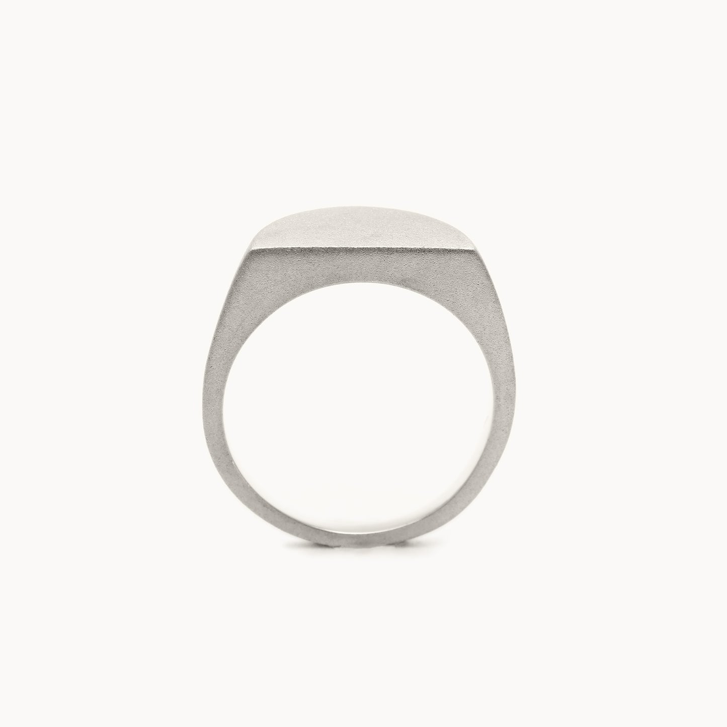 Half Signet Pinky Ring Mat | 1607P011010S
