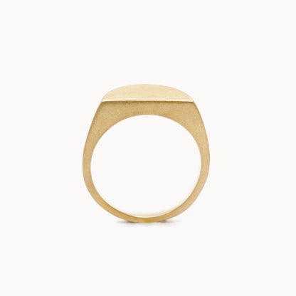 Half Signet Pinky Ring Mat | 1607P011020S