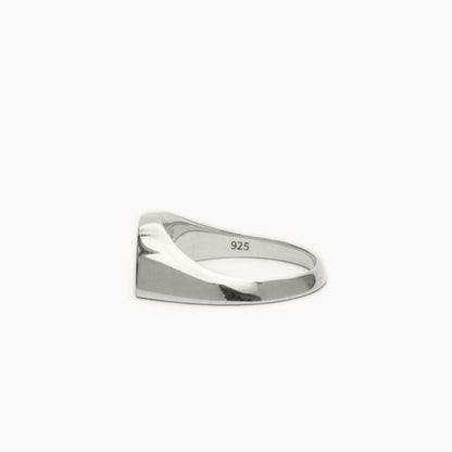 Half Signet Ring | 1607R011010L