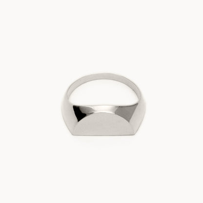 Half Signet Ring | 1607R011010L