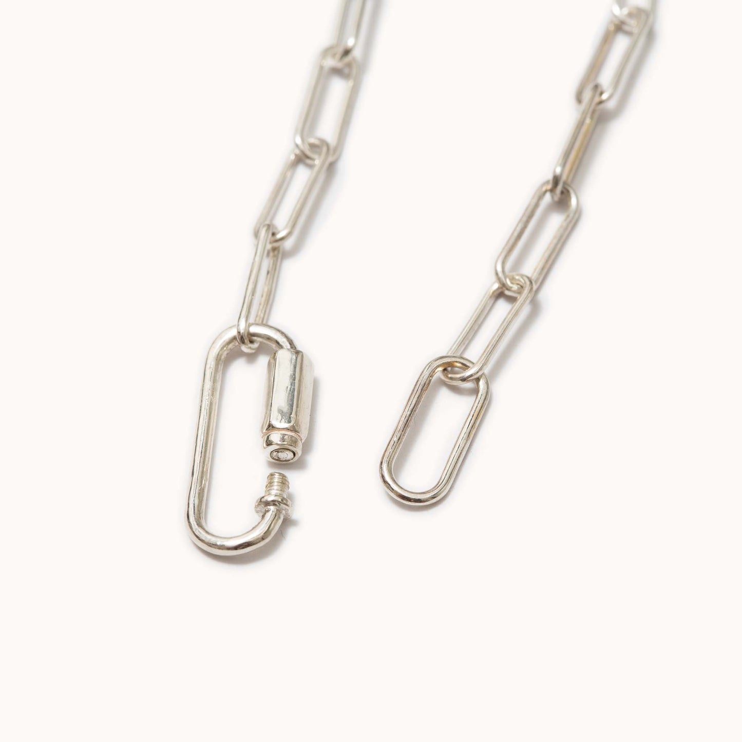 Chain Bracelet with Karabiner カラビナチェーンブレスレット S